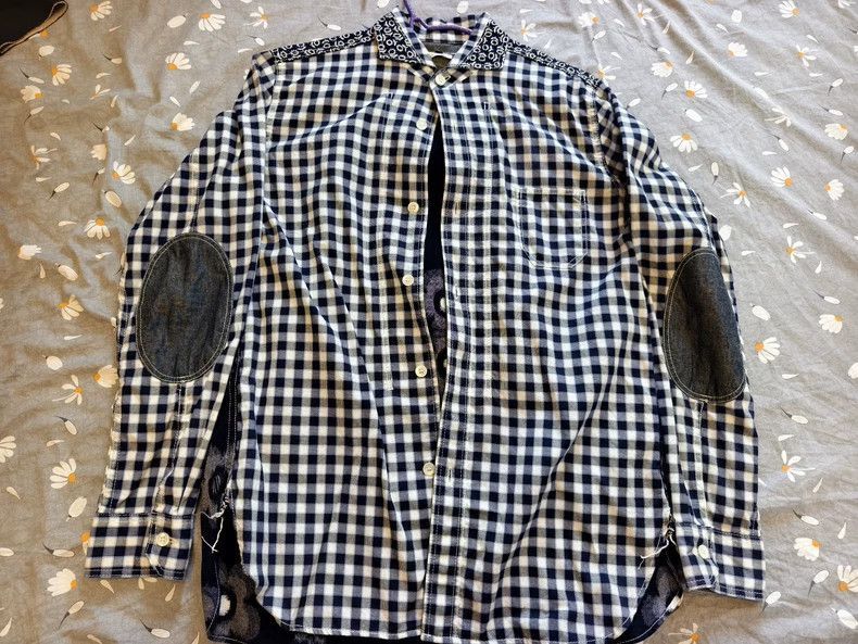 Junya Watanabe Junya Watanabe Gingham Button-Up Shirt Size US S / EU 44-46 / 1 - 1 Thumbnail