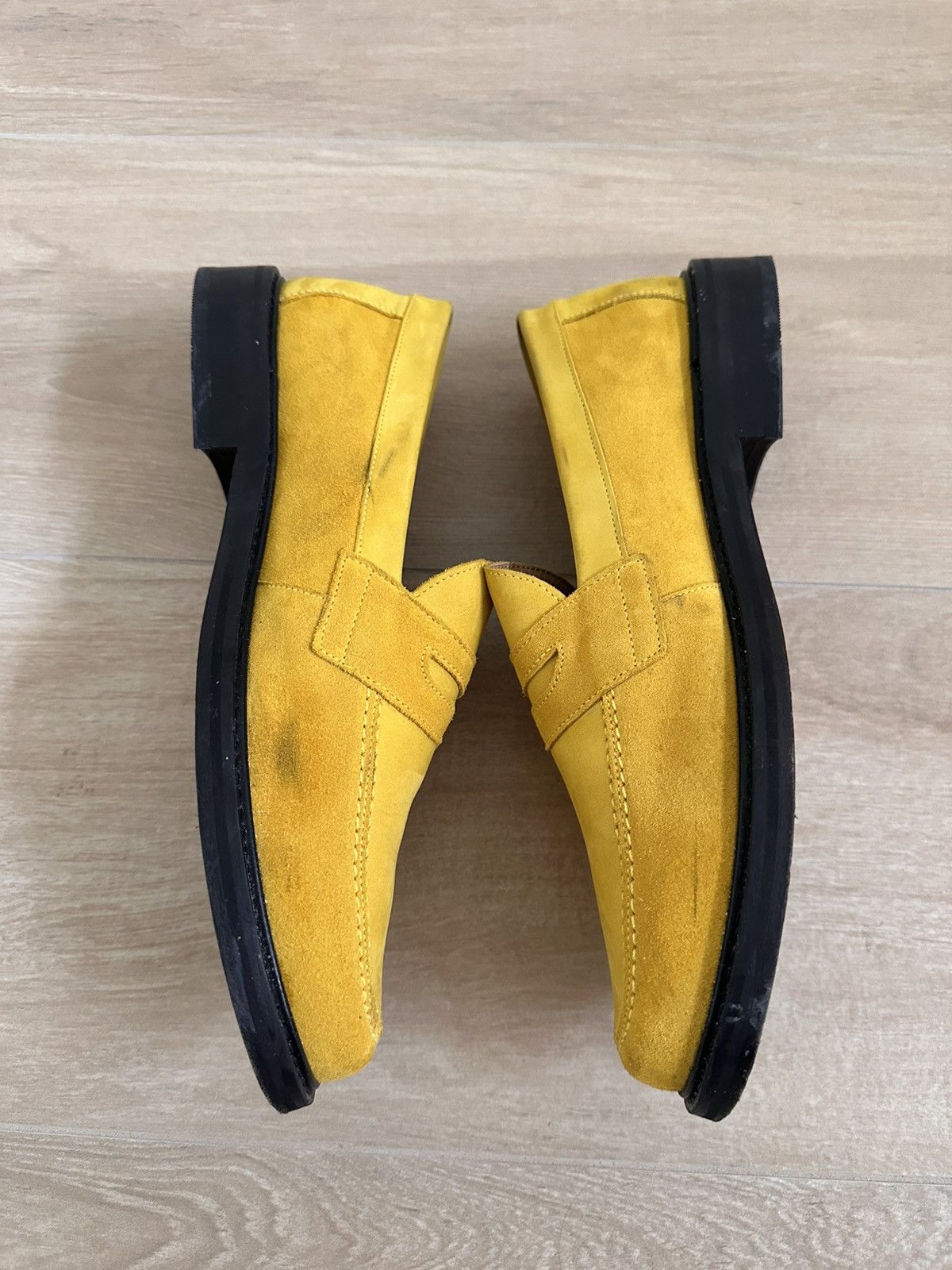 Aime Leon Dore Yellow Aime Leon Dore Penny Loafers Size US 10.5 / EU 43-44 - 3 Thumbnail