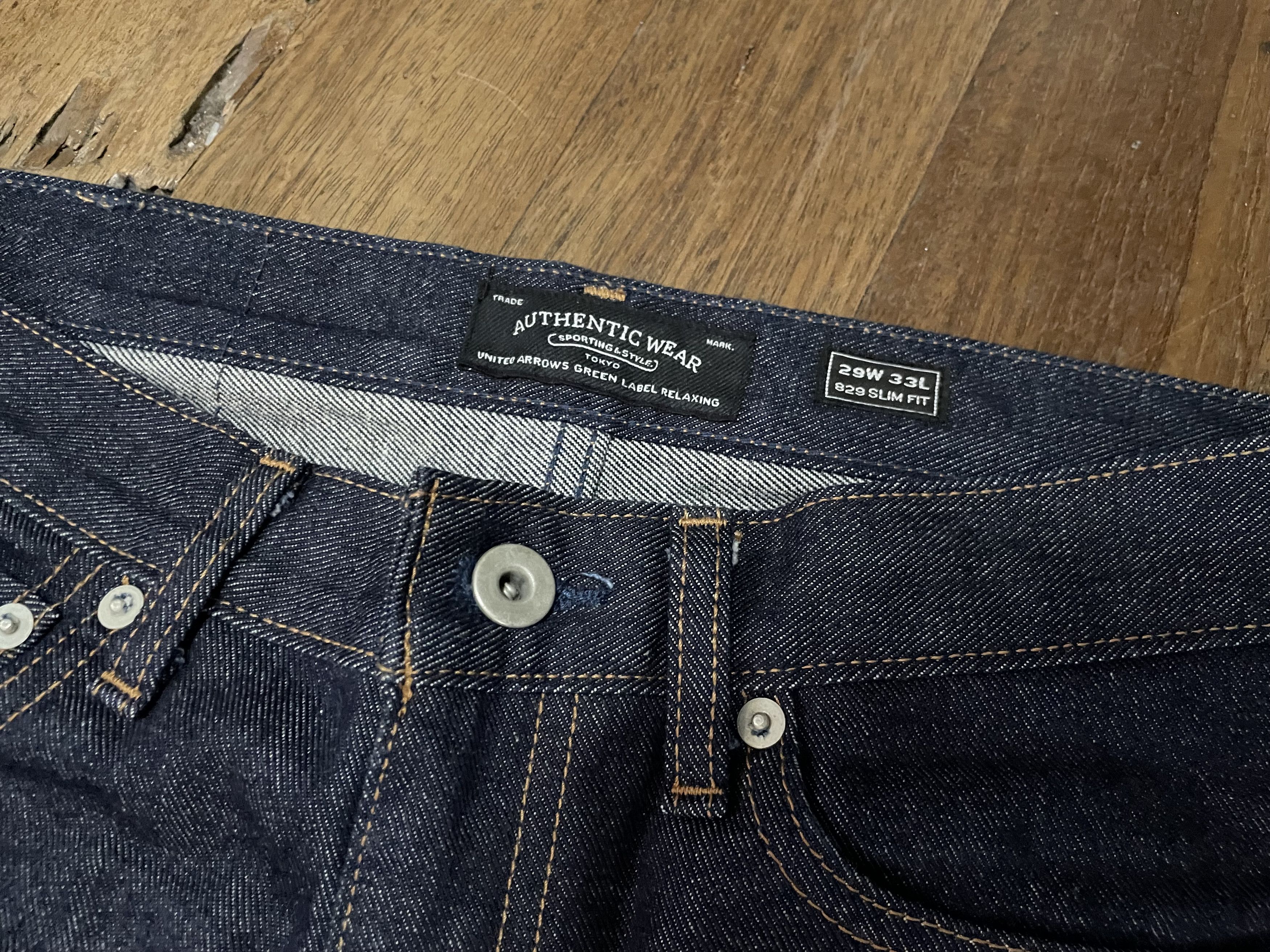 Japanese Brand × United Arrows United Arrows - Selvedge Pants Size US 29 - 4 Thumbnail