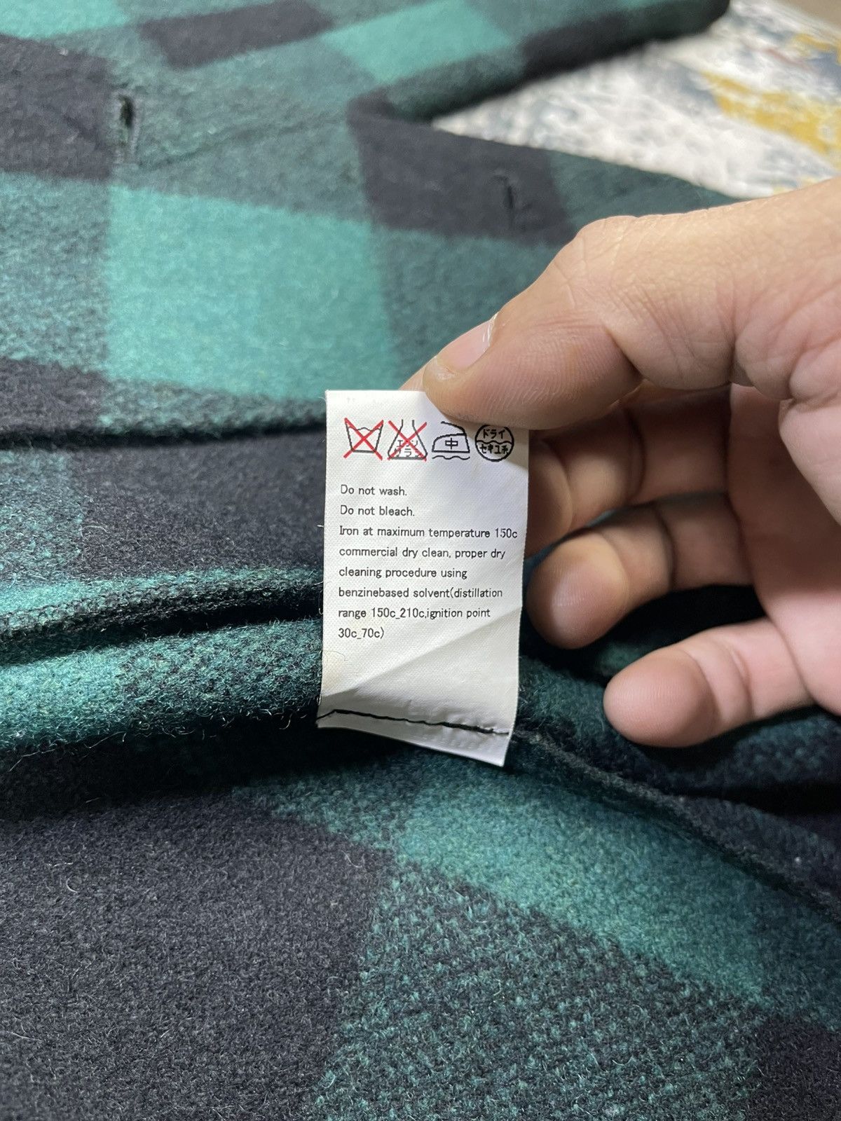 Japanese Brand Vintage Rise Lily Tartan Plaid Green Jacket Size US S / EU 44-46 / 1 - 16 Thumbnail