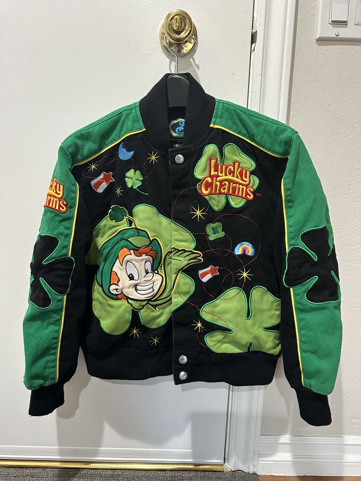ジェフハミルトン　JH DESIGN　Lucky Charms　ジャケット JH Design × Jeff Hamilton × NASCAR KIDS LUKCY CHARMS NASCAR