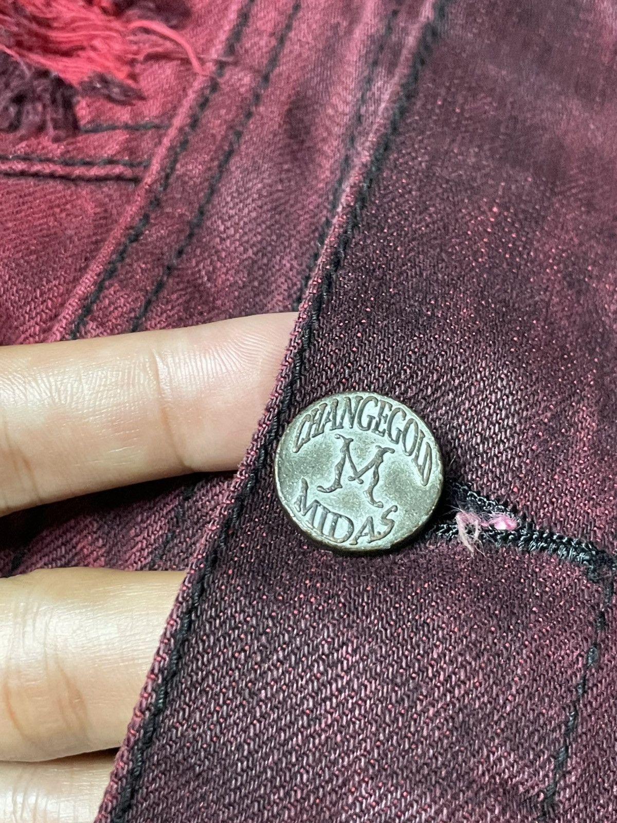 If Six Was Nine MIDAS Japanese Brand Denim Jacket (75) Size US M / EU 48-50 / 2 - 11 Thumbnail