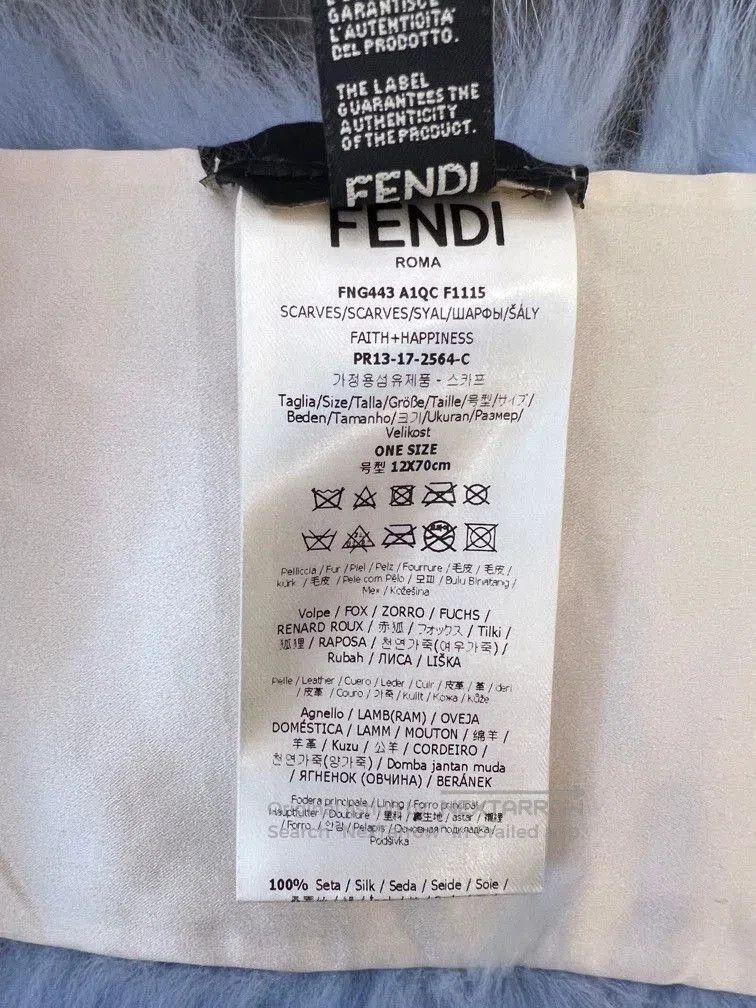 Fendi FENDI Fox Fur Scarf. Size ONE SIZE - 6 Thumbnail