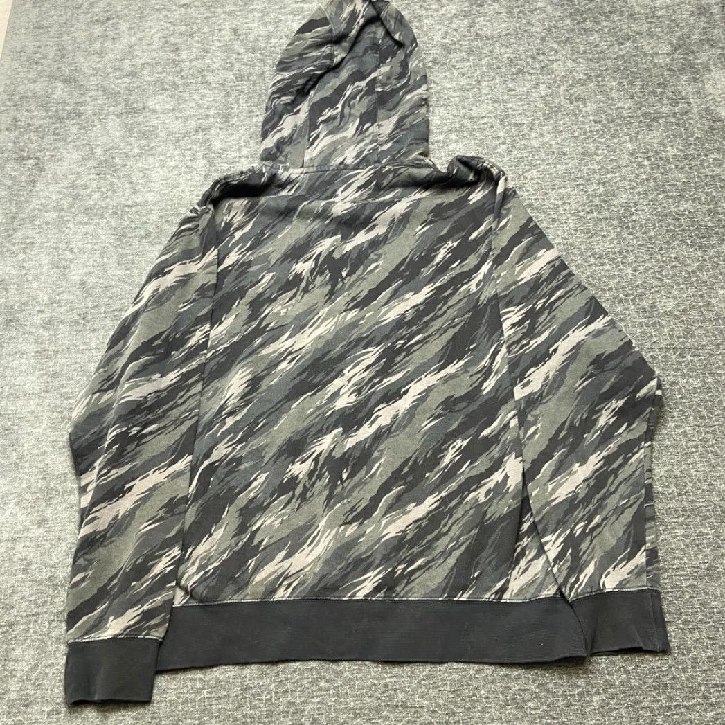 Nike Nike Hoodie Mens XL Black Gray Camo Logo Fleece Lined Kangaroo Pockets Winter Size US XL / EU 56 / 4 - 6 Thumbnail