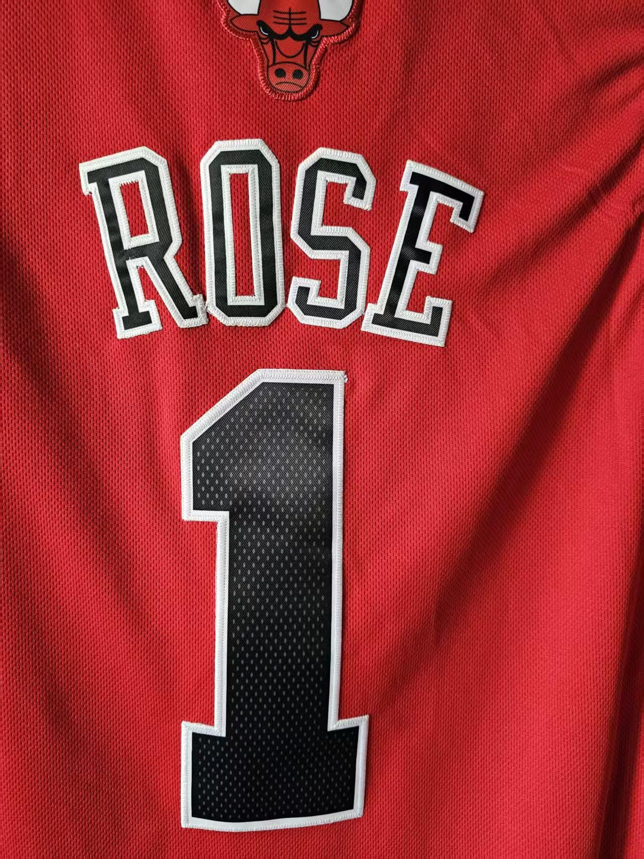 NBA Bulls 1 Derrick Rose Jersey Red Size US S / EU 44-46 / 1 - 5 Thumbnail