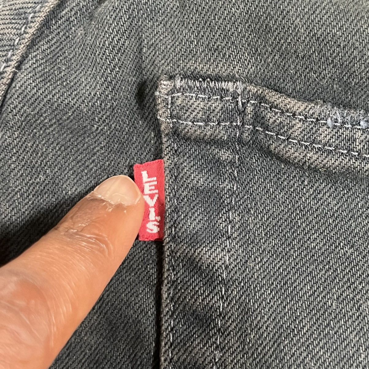 Levi's Levi's Men's 512 PREMIUM BIG E SLIM 29x32 Black Distressed Size US 29 - 6 Thumbnail