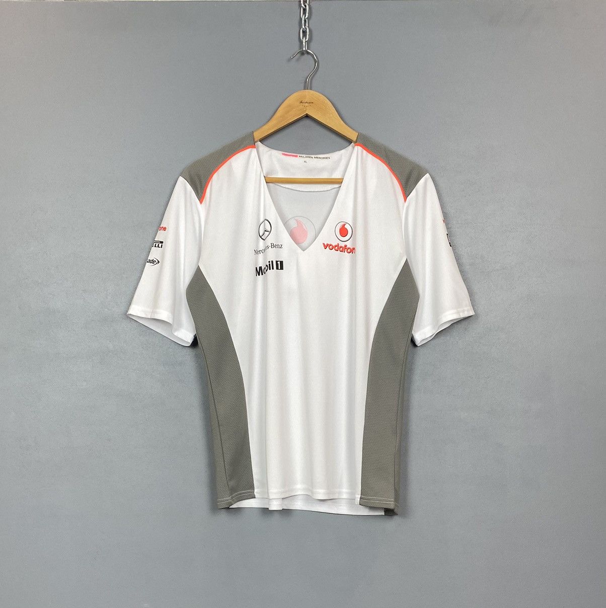Other McLaren Mercedez V-neck Short Sleeve T-Shirt Women’s Size XL Size XL / US 12-14 / IT 48-50 - 1 Thumbnail