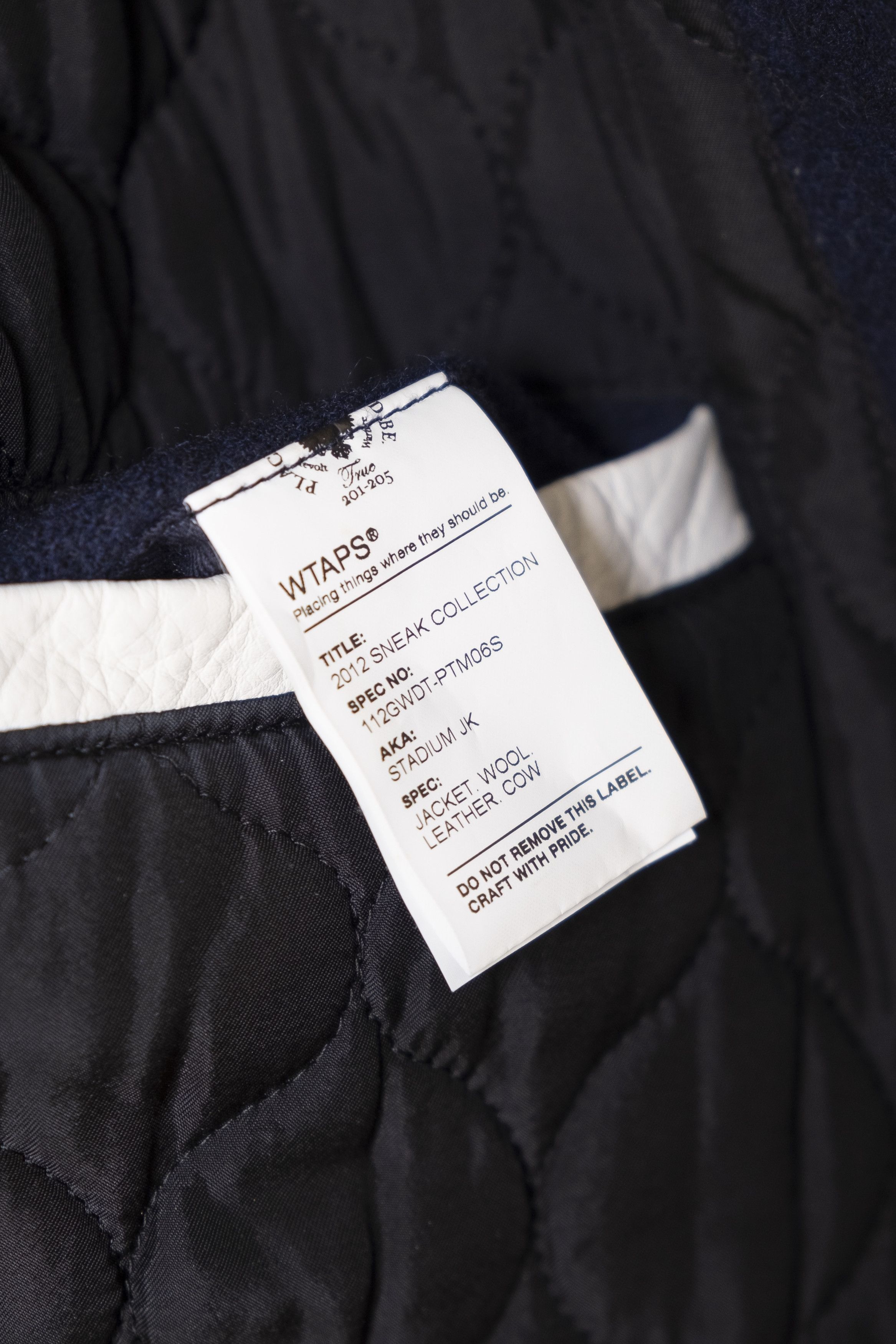 Wtaps 2012 Navy Varsity Letterman Jacket Size US M / EU 48-50 / 2 - 5 Thumbnail