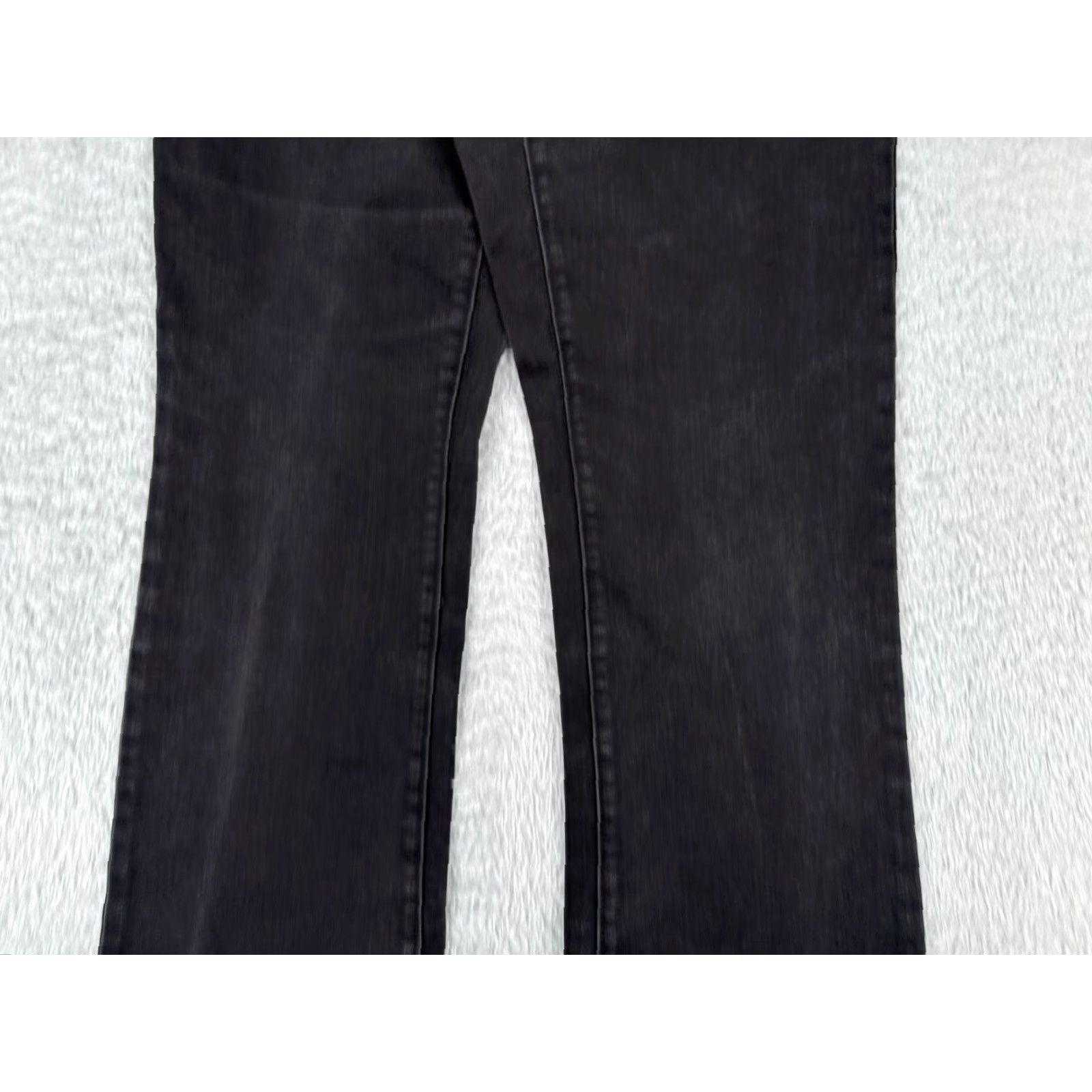 Vintage INC International Concepts Jeans Women 4 Black Denim Curvy Fit Boot Leg 29x32 Size 27" / US 4 / IT 40 - 3 Thumbnail