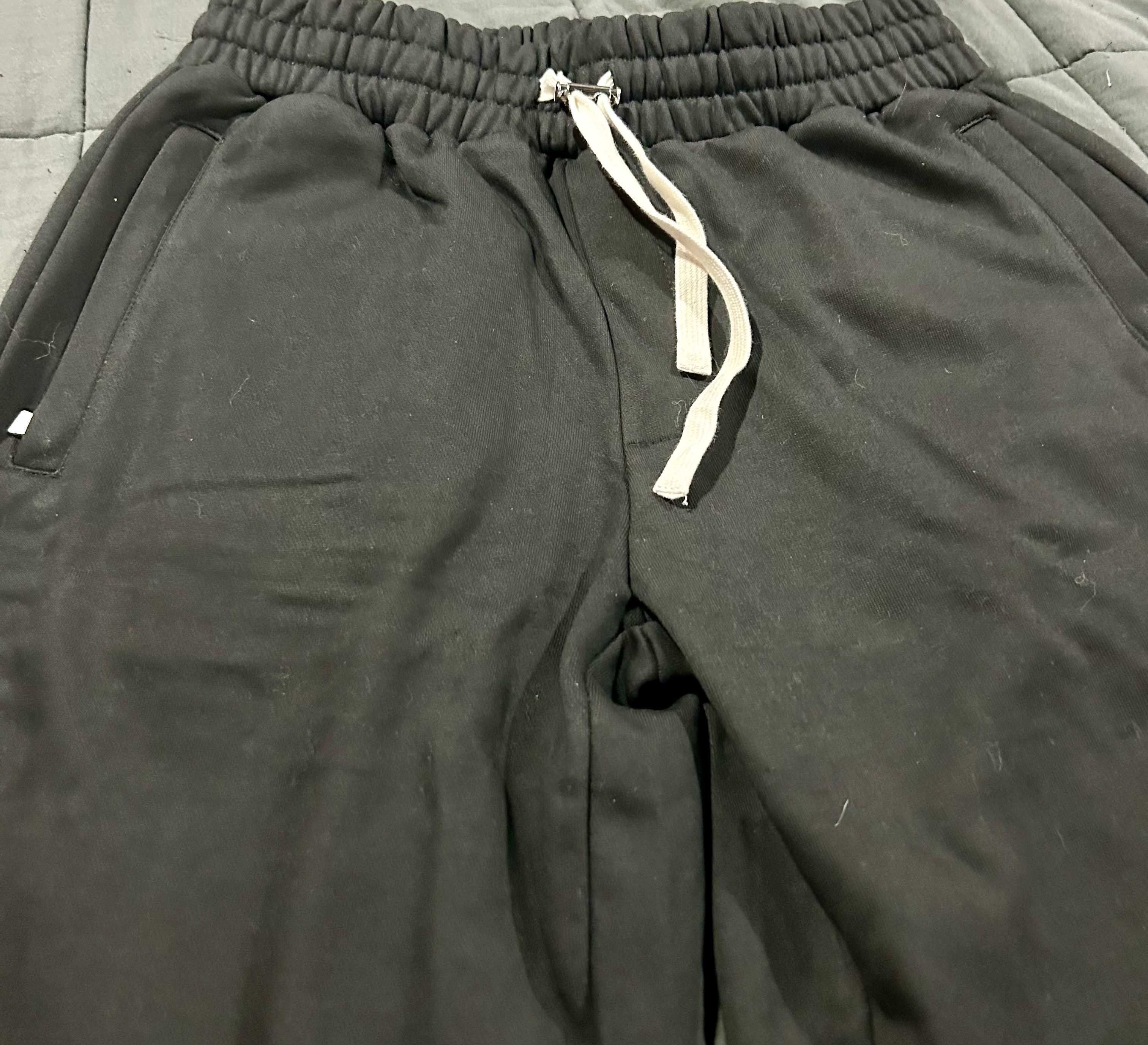 Godspeed Godspeed Mens OG Logo Sweatpants Black/Silver Satin LG Size US 34 / EU 50 - 24 Thumbnail
