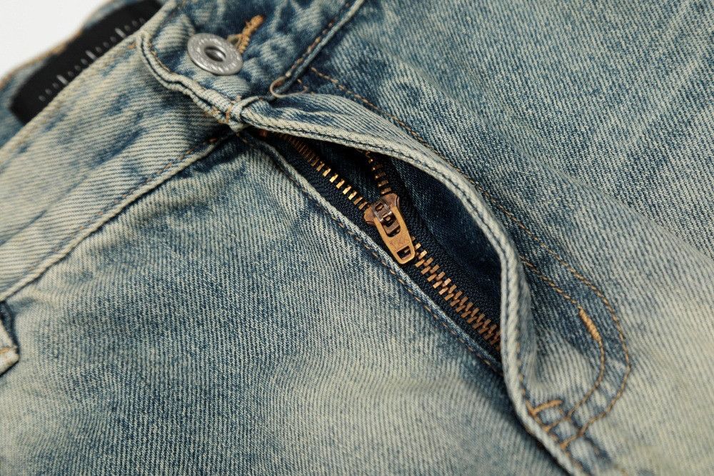 Japanese Brand × Jean Men's punk distressed loose tie-dye washed gradient jeans Size US 32 / EU 48 - 4 Thumbnail