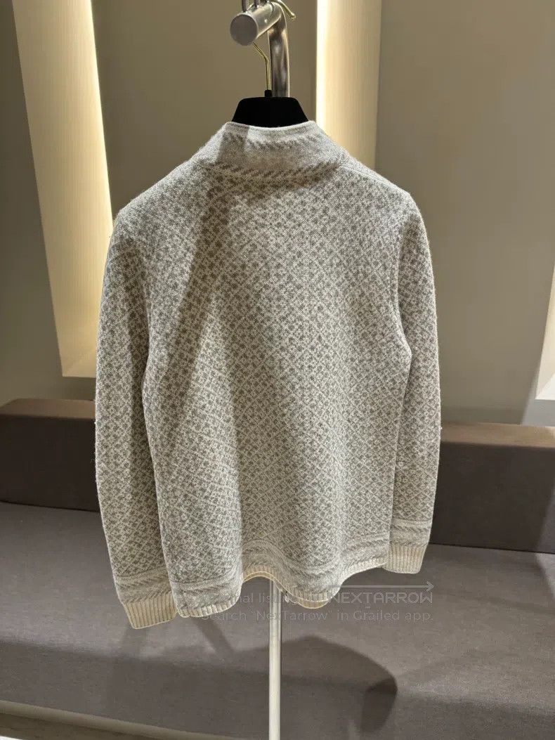 Loro Piana Loro Piana Snowflake Pattern Cashmere Cardigan Size XS / US 0-2 / IT 36-38 - 5 Thumbnail