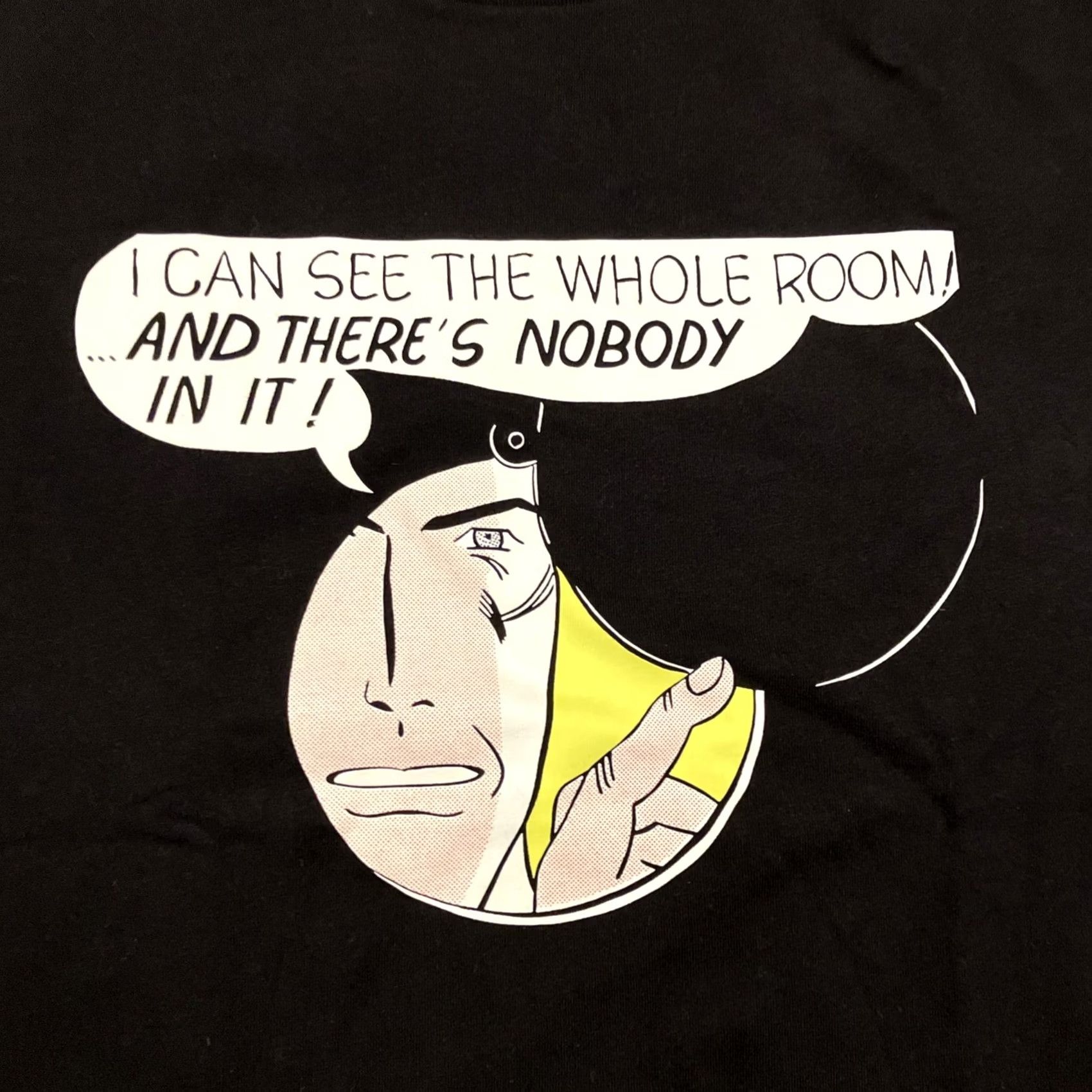 Uniqlo Uniqlo T-Shirt Men's Large Black Roy Lichtenstein Graphic Pop Art Size US L / EU 52-54 / 3 - 2 Thumbnail