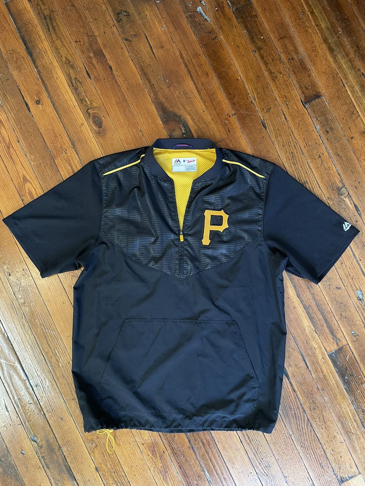 MLB MAJESTIC MLB COOLBASE 1/4 ZIP JACKET BLACK MENS SMALL Size US S / EU 44-46 / 1 - 3 Thumbnail