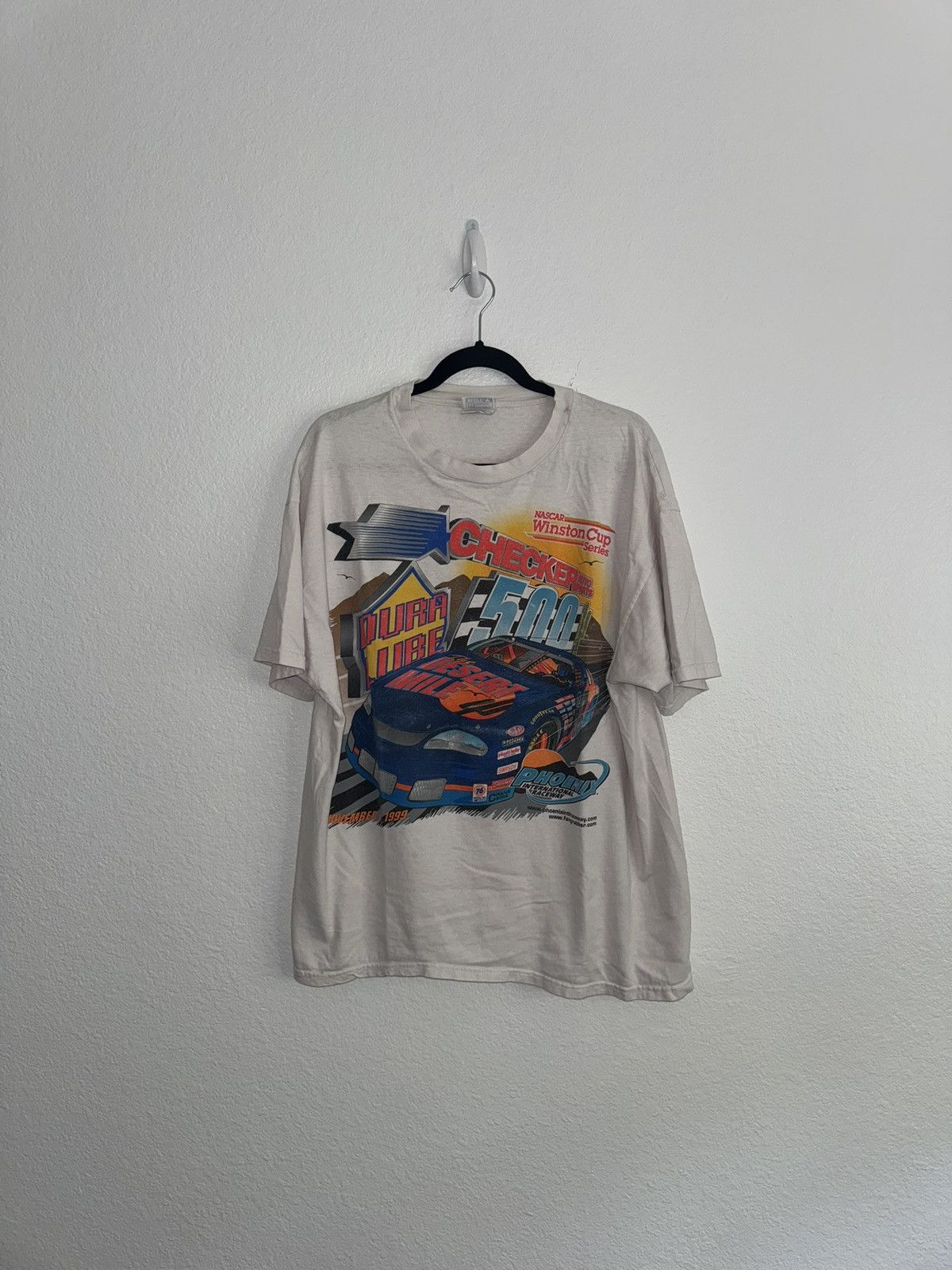 NASCAR Vintage Nascar Race Graphic Tee Size US XL / EU 56 / 4 - 1 Thumbnail