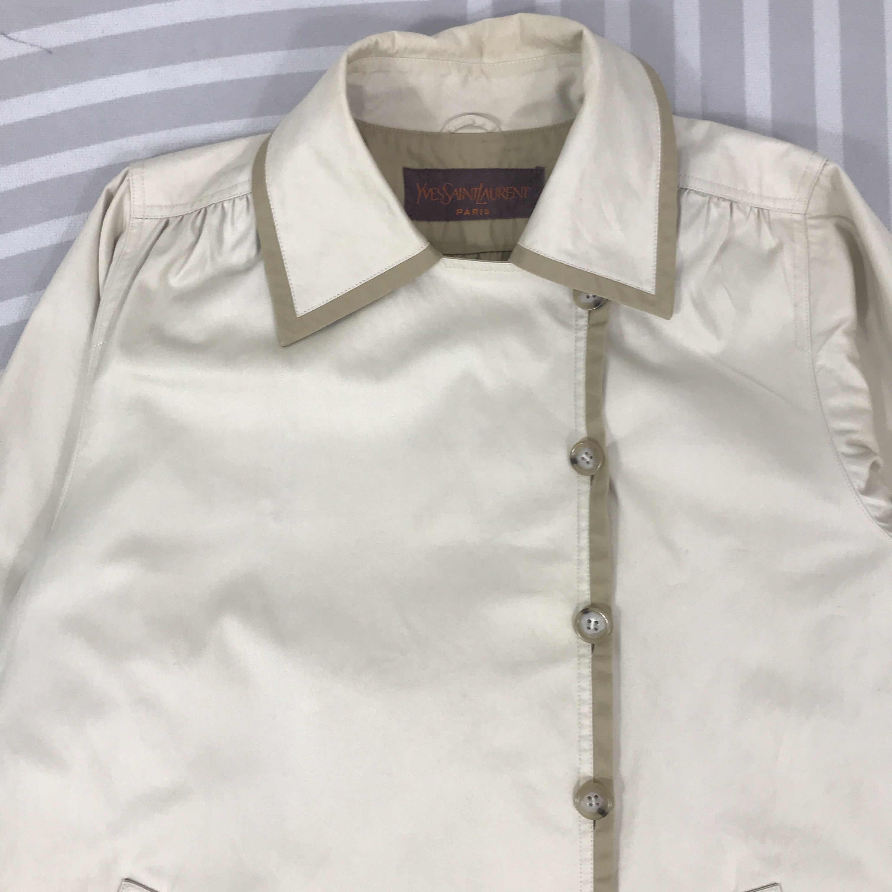 Yves Saint Laurent Vintage YvesSaintLaurent Long Coat Jacket K73B2 Size US L / EU 52-54 / 3 - 2 Thumbnail