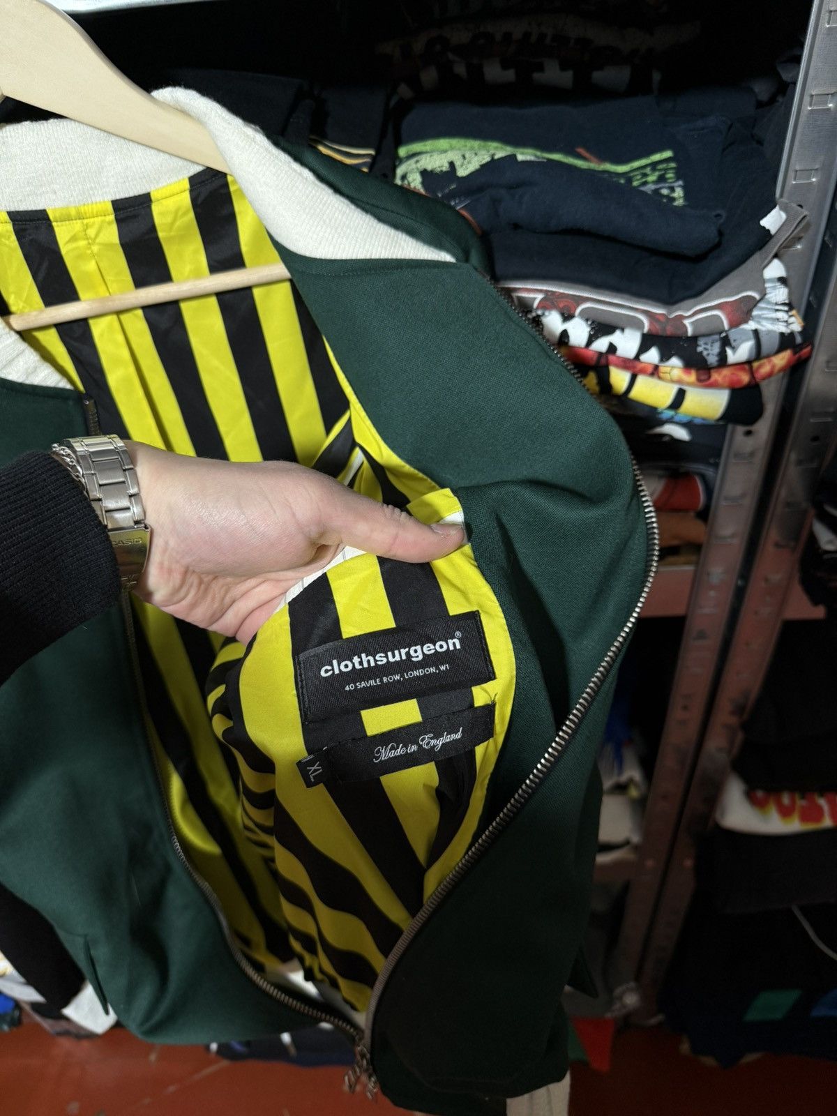 clothsurgeon Rare Limited Clothsurgeon Snapchat Bomber Jacket Y2K Hype Size US XL / EU 56 / 4 - 8 Thumbnail
