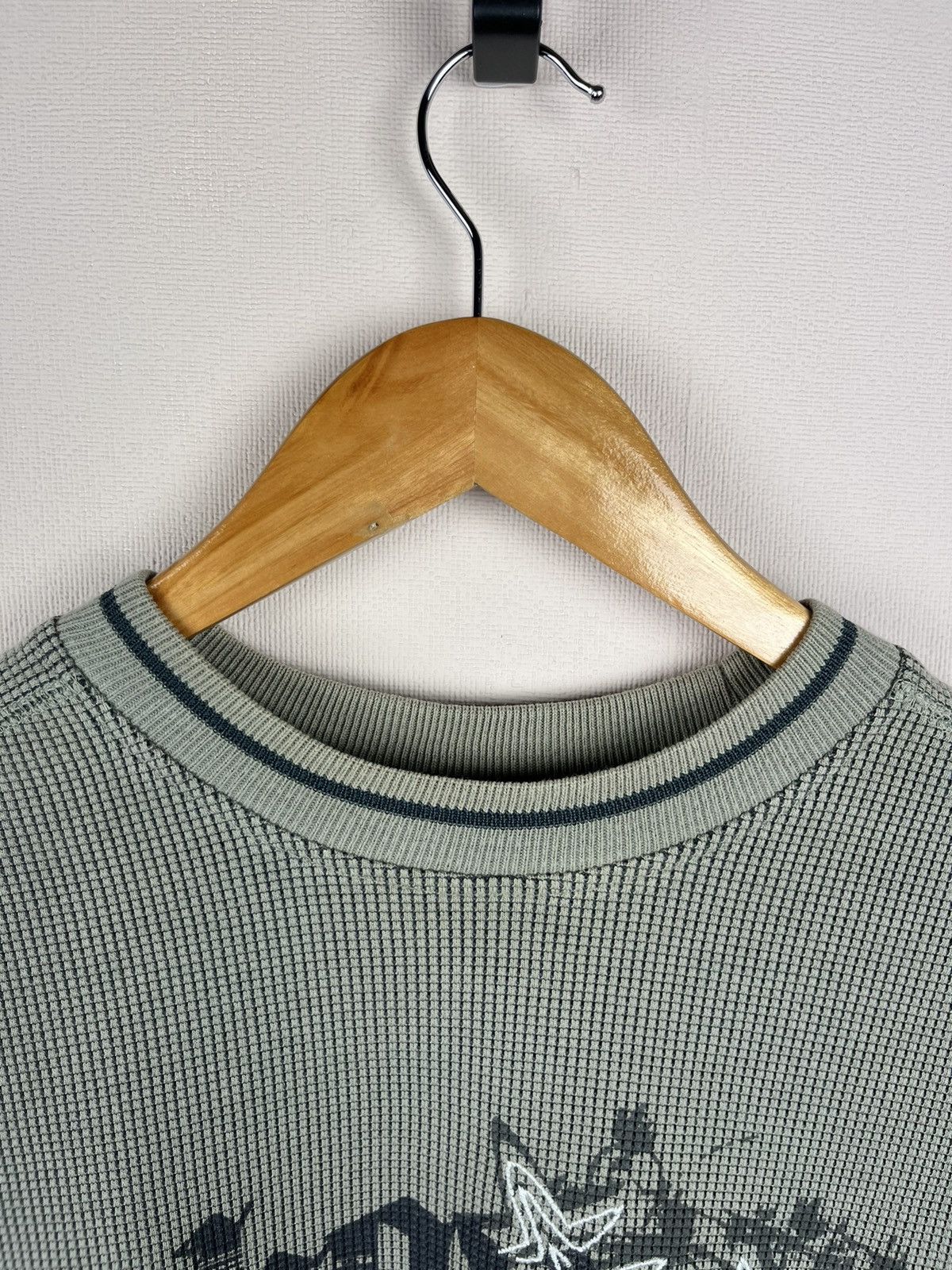 Oxbow Vintage Oxbow Surf Style Sweatshirt Big Logo Waffle Knit Size US S / EU 44-46 / 1 - 3 Thumbnail
