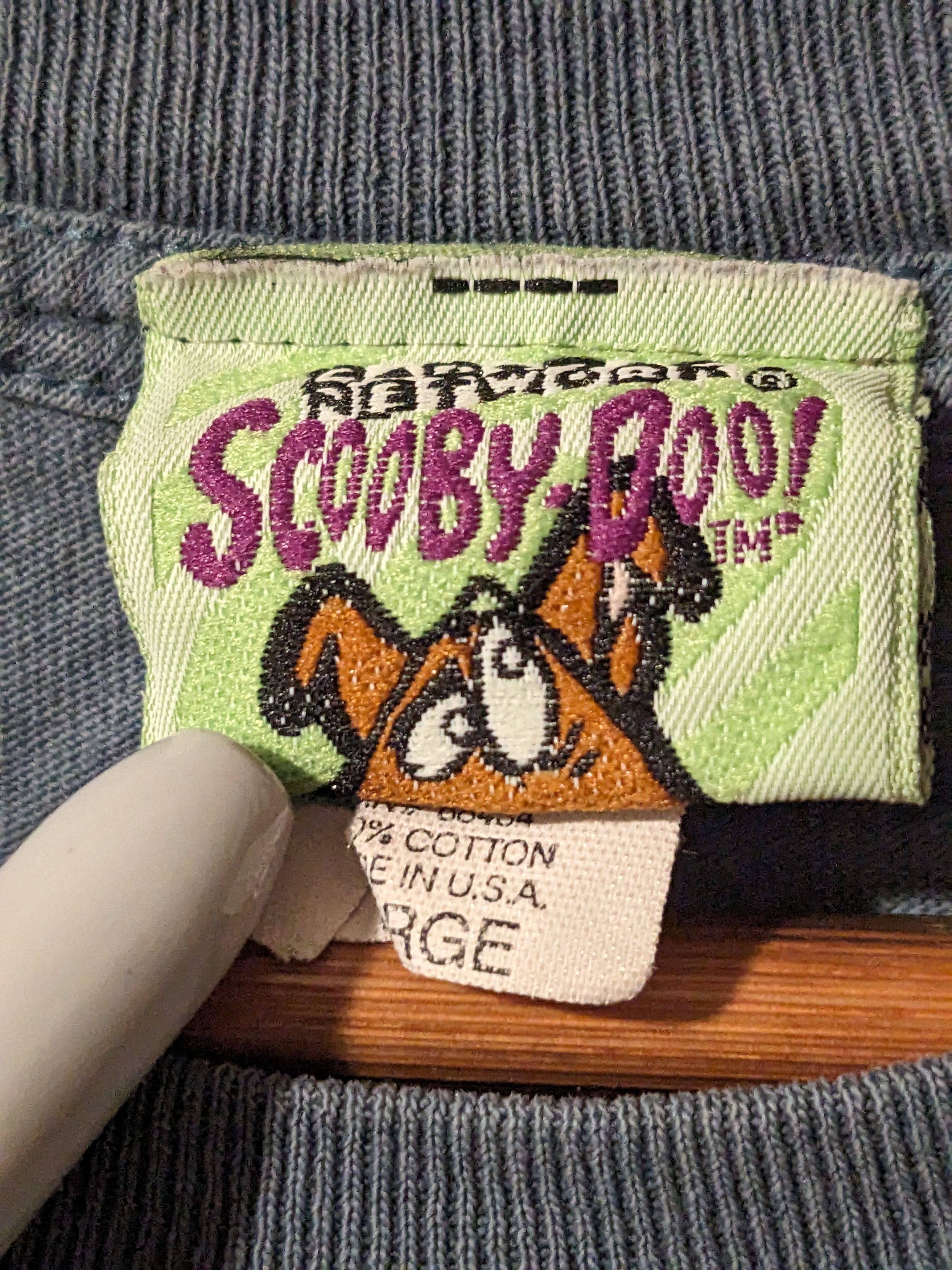 Cartoon Network × Vintage Vintage 1997 Scooby Doo Cartoon Network Long-Sleeve T-Shirt Size US L / EU 52-54 / 3 - 4 Thumbnail