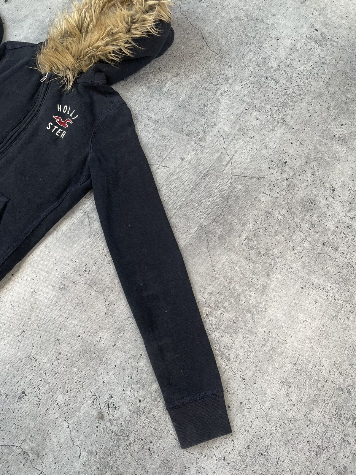 Hollister Y2K HOLLISTER FUR ZIP HOODIE IFSIXWASNINE LGB STYLE Size S / US 4 / IT 40 - 11 Thumbnail