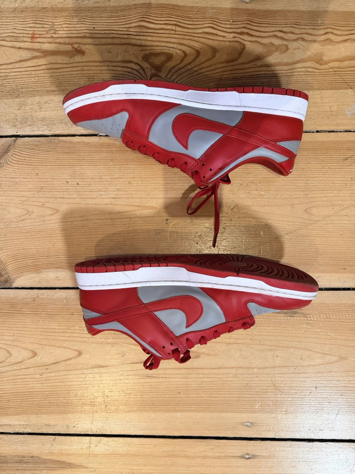 Nike Nike Dunk Low “Medium Grey / Varsity Red” DS, US 13 (2010) Size US 13 / EU 46 - 4 Thumbnail