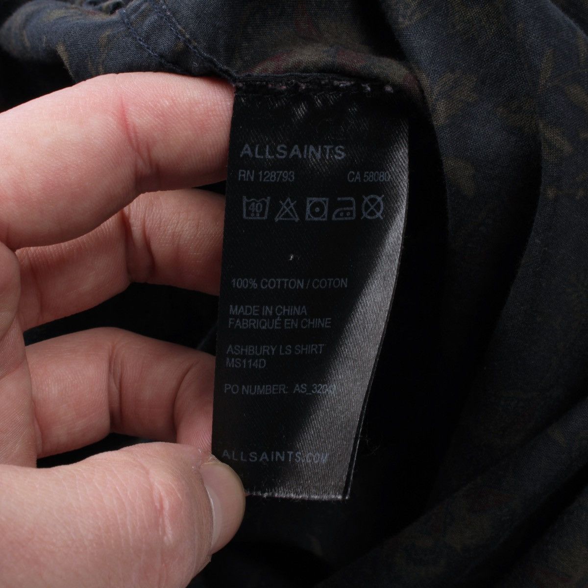 Allsaints × Designer ALLSAINTS Ashbury Long Sleeve Floral Button Down Shirt Size US XS / EU 42 / 0 - 17 Thumbnail