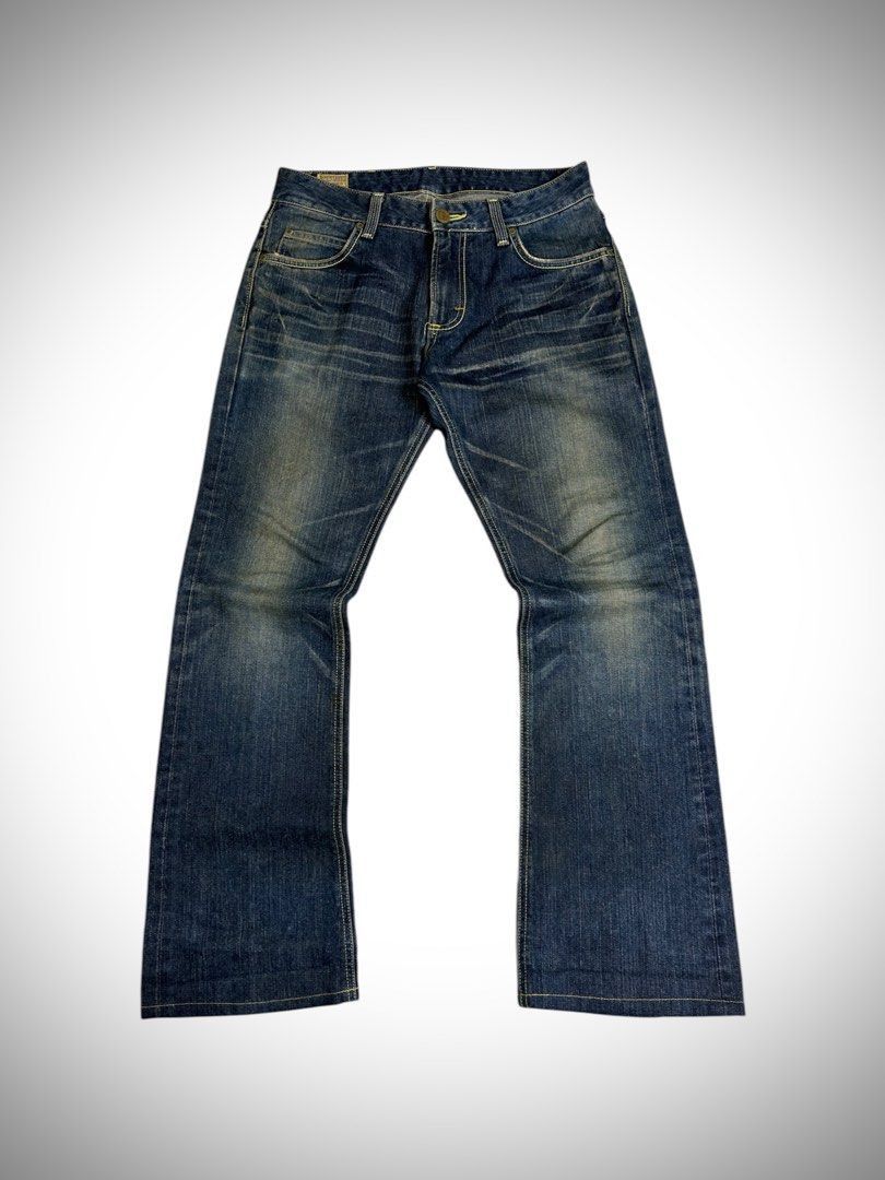 Hysteric Glamour × Japanese Brand × Tornado Mart vintage Lee japan flare denim blackwash Size US 30 / EU 46 - 1 Thumbnail