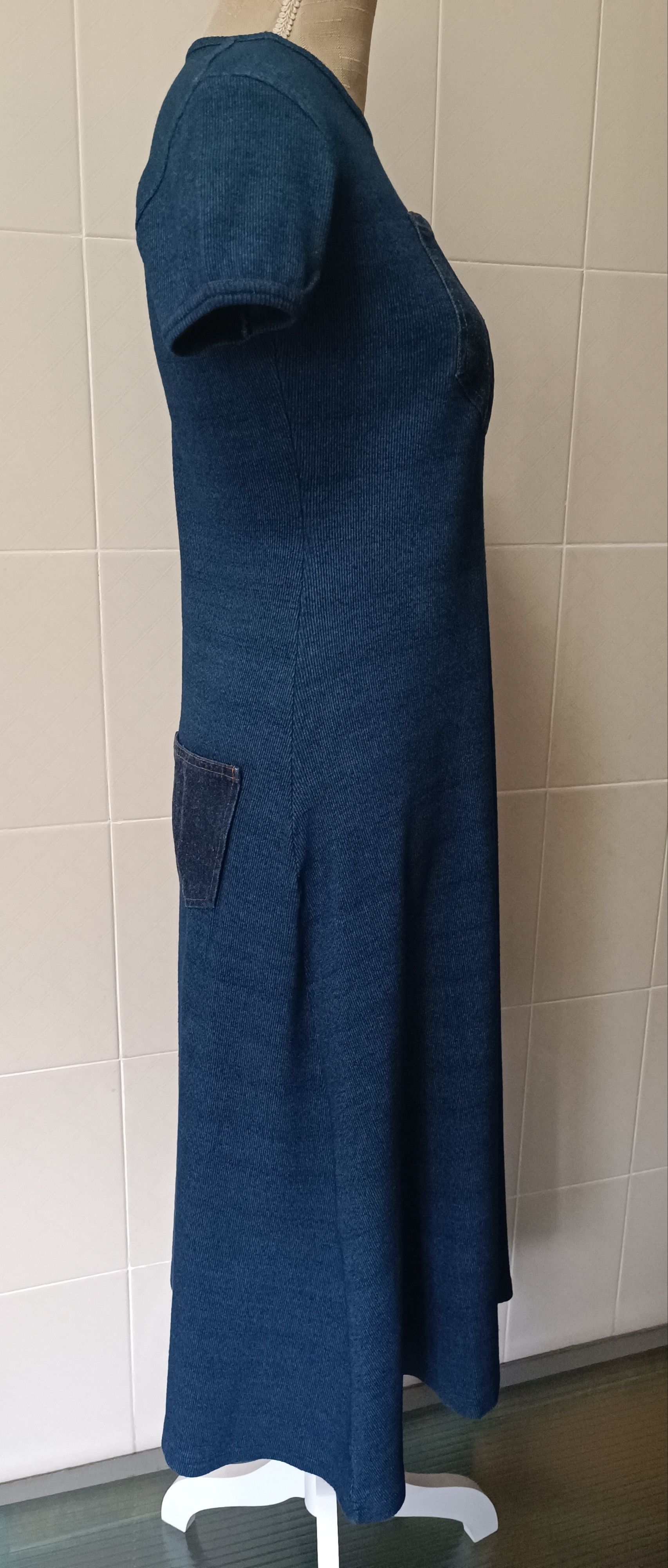 Jean Paul Gaultier 90's - Gaultier Jeans Denim pockets - maxi dress Size M / US 6-8 / IT 42-44 - 21 Thumbnail