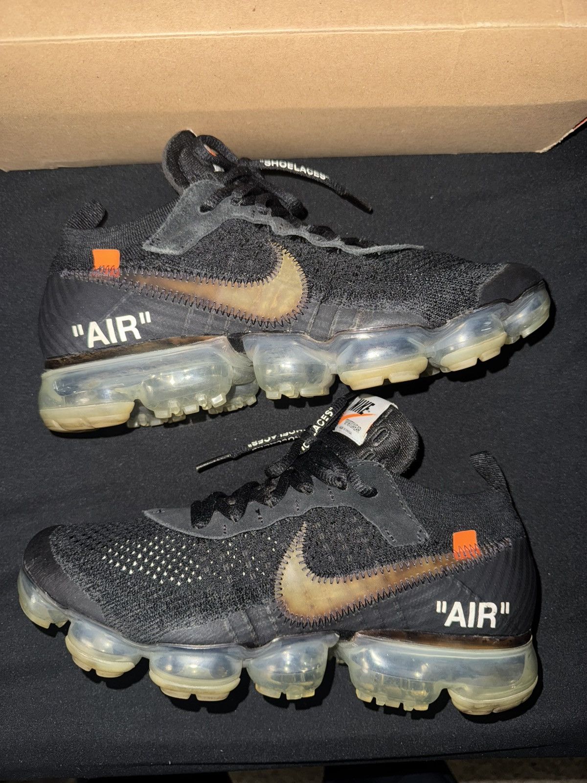 Nike × Off-White Nike Air Vapormax ‘Off-White Black’ Size 7.5M Size US 7.5 / EU 40-41 - 1 Thumbnail