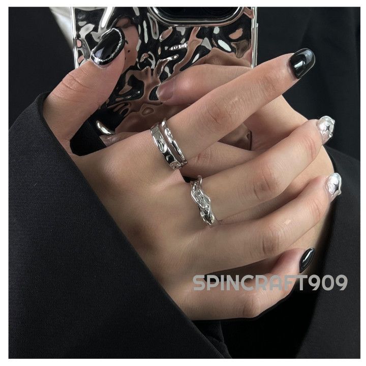Jewelry Irregular Ring Set Size ONE SIZE - 4 Thumbnail