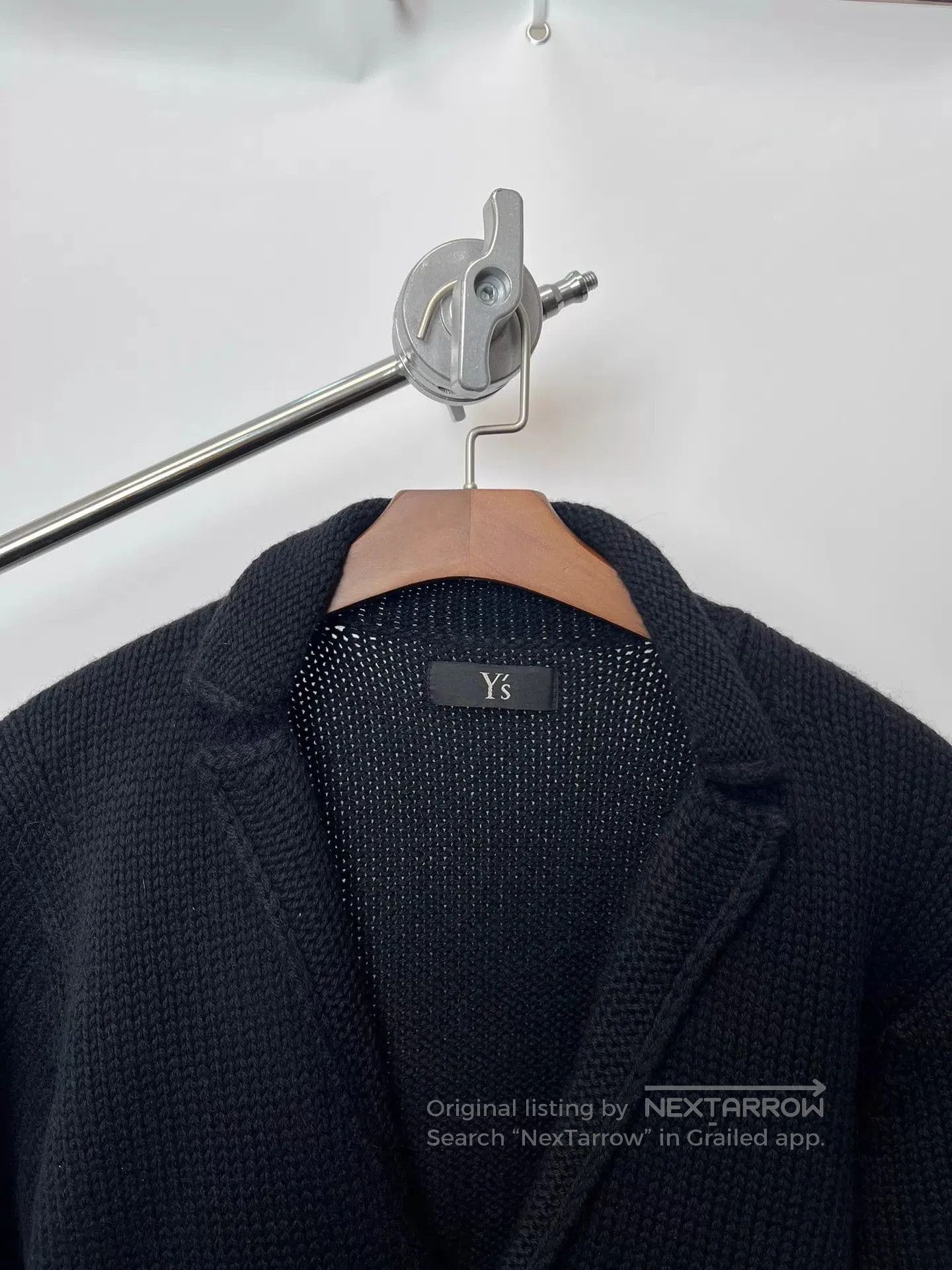 Yohji Yamamoto Black Knit Button. Size US M / EU 48-50 / 2 - 3 Thumbnail