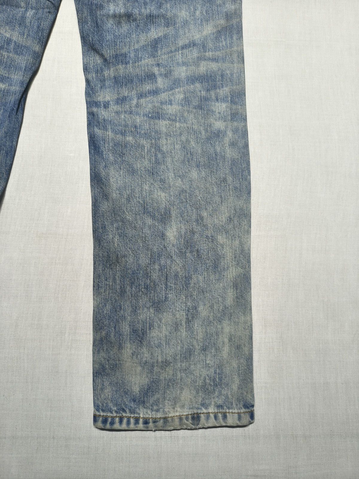 Japanese Brand DOUBLE POCKET DRAGON EMBROIDERY BIG TRAIN JEANS 🐉🥵(013) Size US 34 / EU 50 - 7 Thumbnail