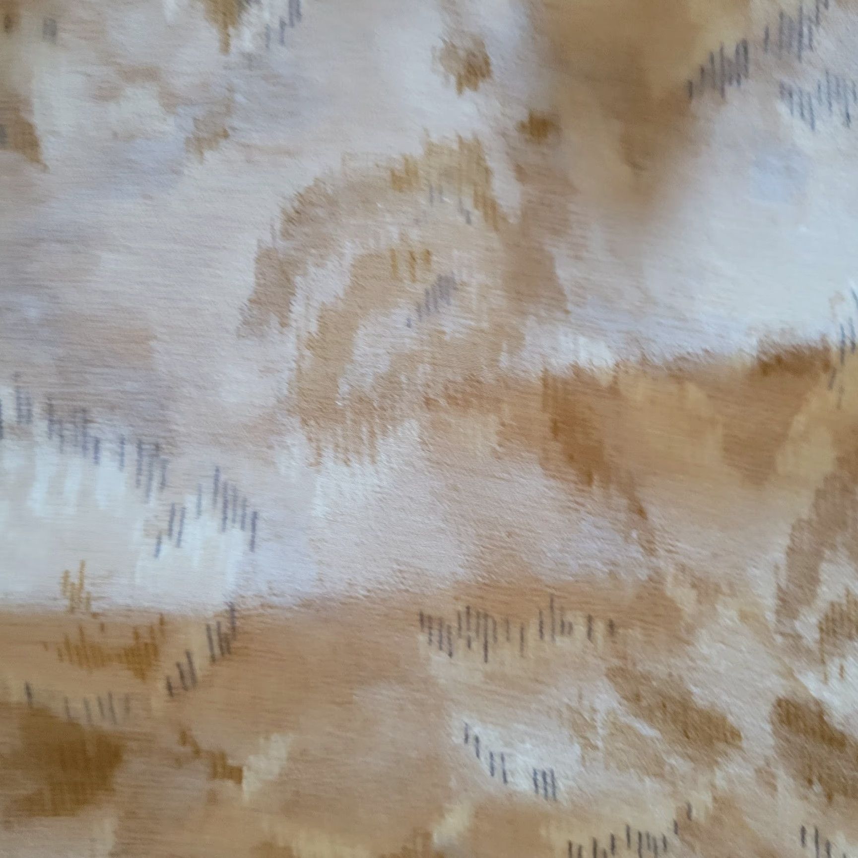 Talbots Talbots Top Shirt Womens 6 Petite Beige Silk Sleeveless V-Neck Ruffle Blouse Size M / US 6-8 / IT 42-44 - 6 Thumbnail