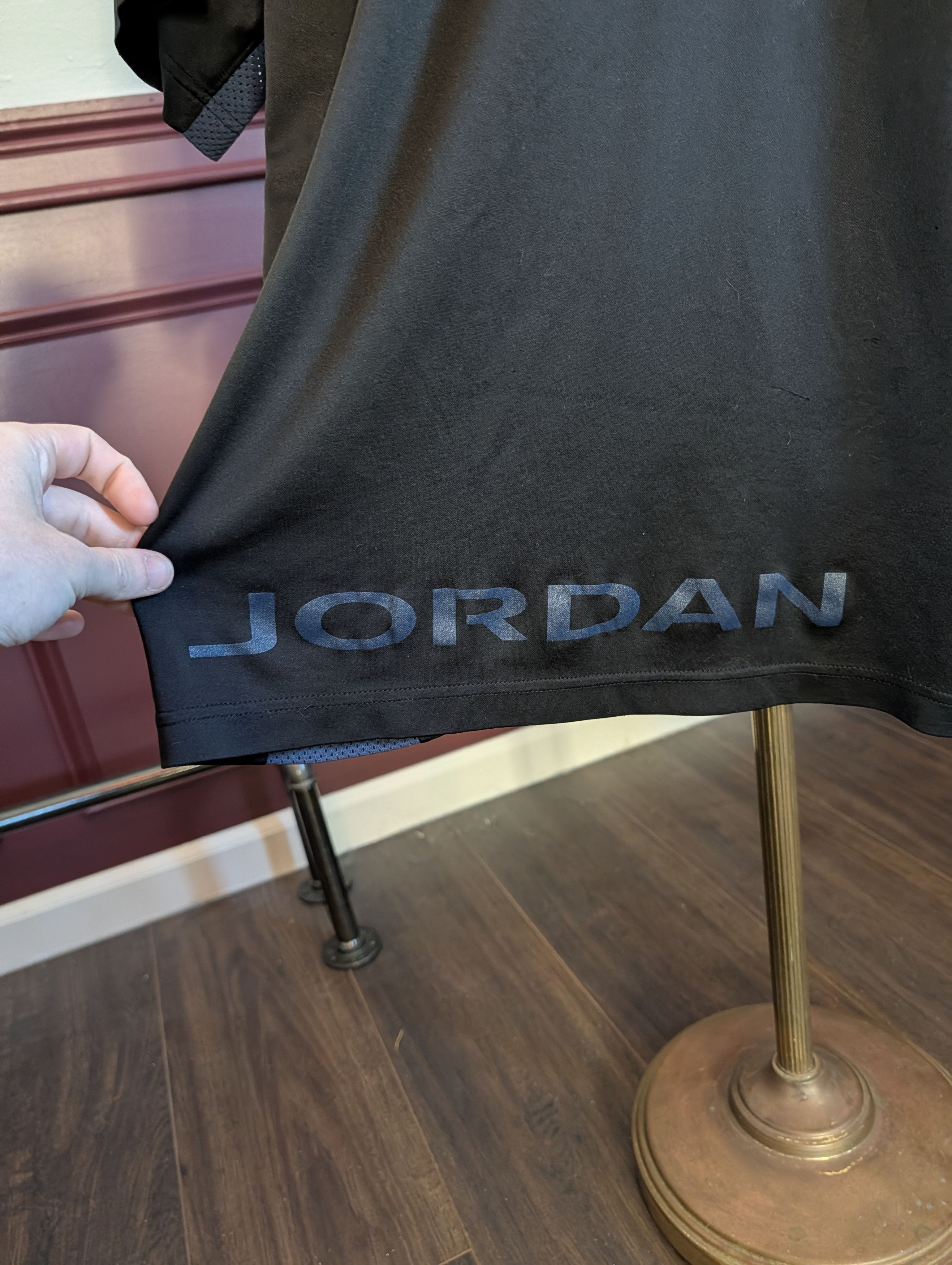 Jordan Brand JORDAN NIKE vtg made in USA jersey logo T-shirt Size US L / EU 52-54 / 3 - 7 Thumbnail