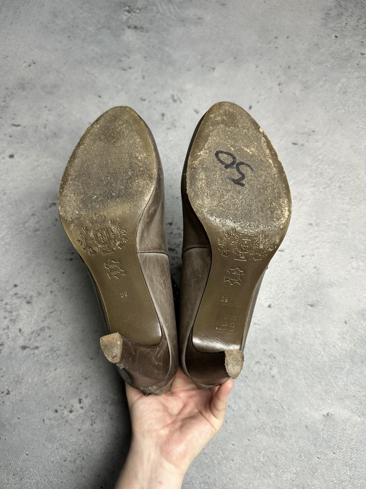 Vintage Luis Onofre Heels Leather Boots Rare Italian Item AvantGarde Size US 6.5 / IT 36.5 - 10 Thumbnail