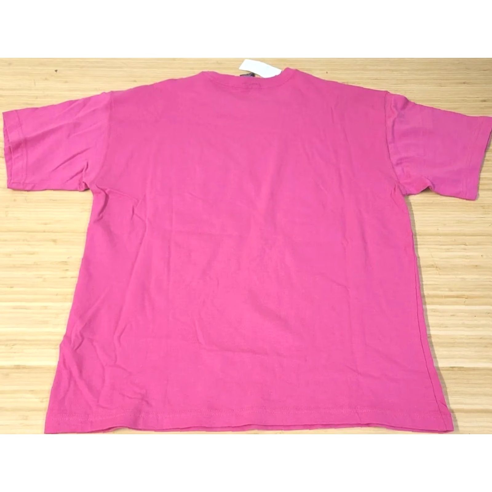 Vintage VINTAGE Warner Bros T-Shirt Pink Pocket Women's Large L 100% Cotton Crew Neck Short Sleeve Tweety Sylvester Taz 90s Casual Size L / US 10 / IT 46 - 4 Thumbnail