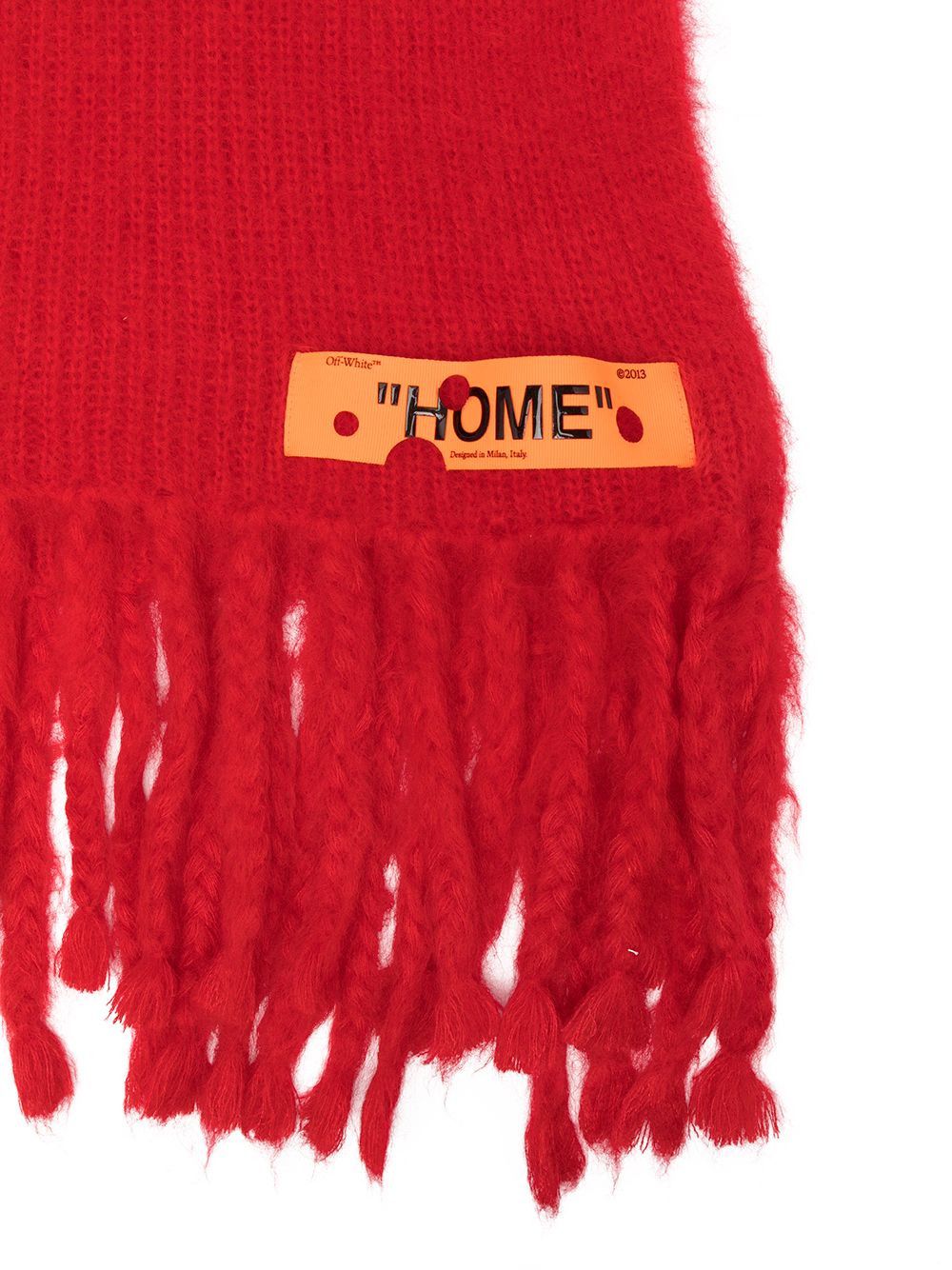 Off-White o1gr1nt1124 Size: OS / Cny Home Blanket in Red Size ONE SIZE - 2 Thumbnail