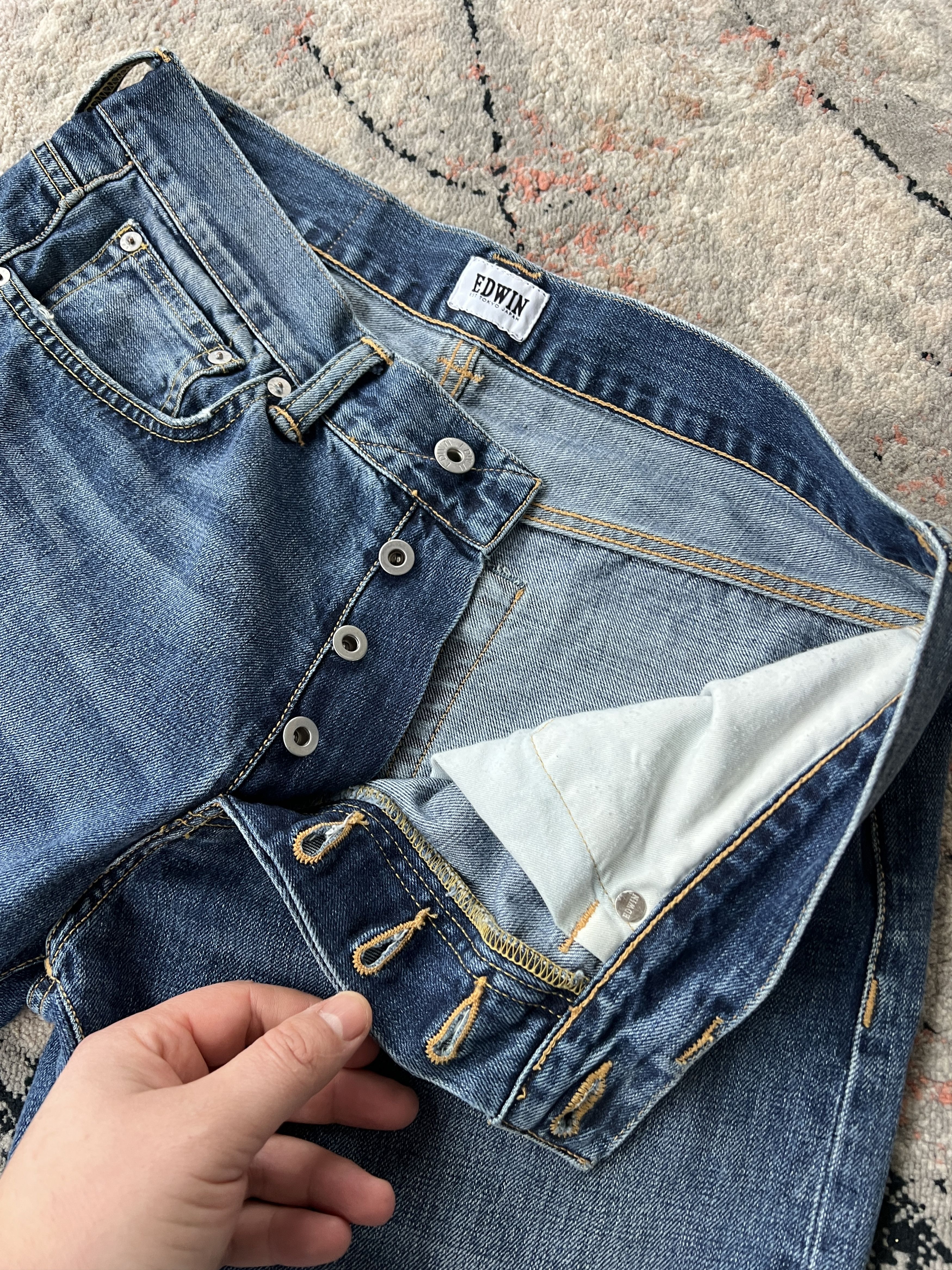 Edwin Edwin ED-80 Slim Tapered Denim Pants Size US 32 / EU 48 - 12 Thumbnail