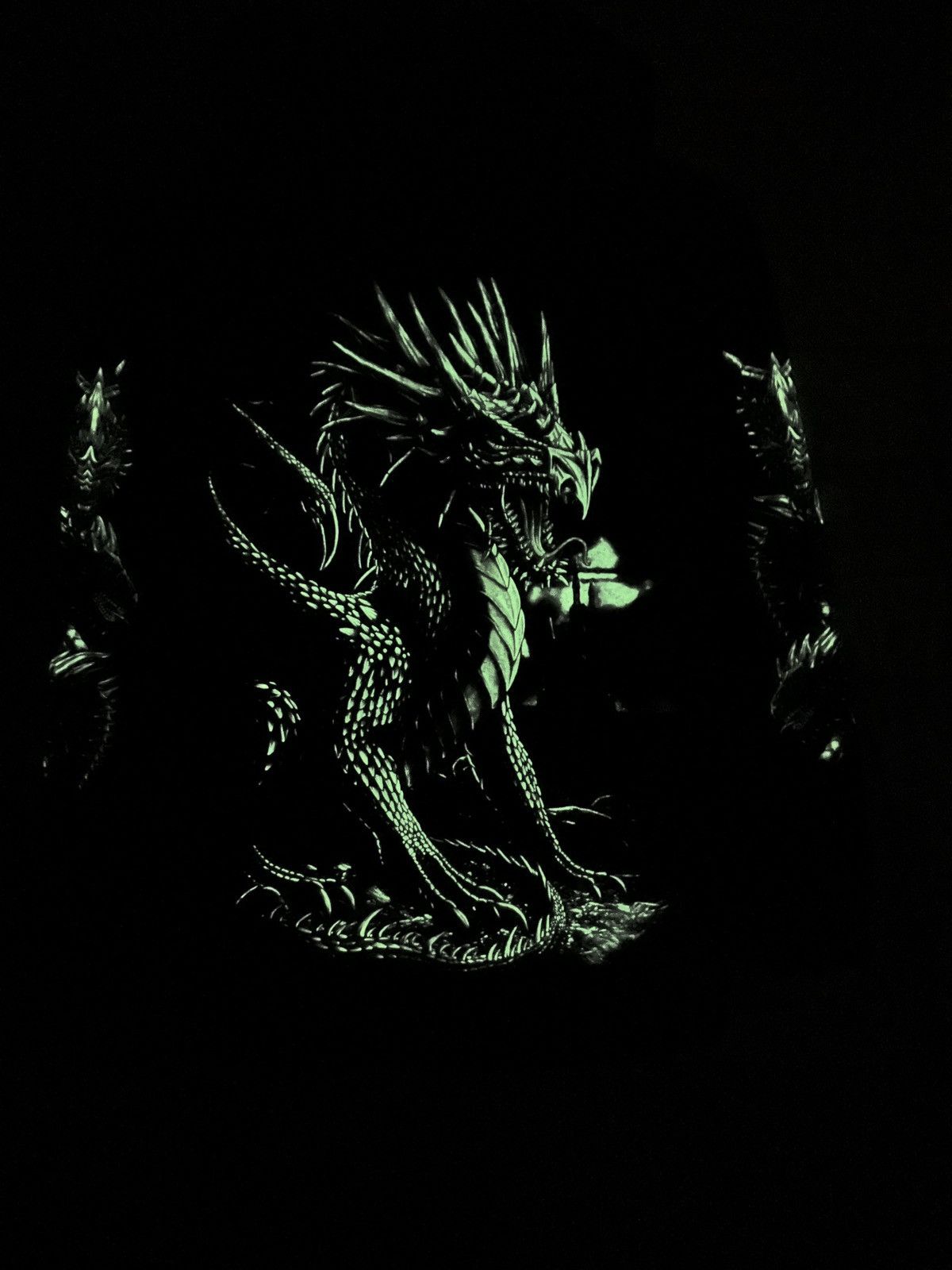 Other Dragon Glowing Print Rare Vintage Hoodie Rock Wild Y2K Japan Size US M / EU 48-50 / 2 - 2 Thumbnail