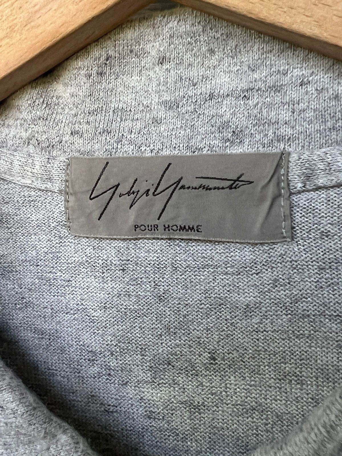Yohji Yamamoto 1990 Yohji Yamamoto Pour Homme Gradient Polo Shirt Size US M / EU 48-50 / 2 - 9 Thumbnail