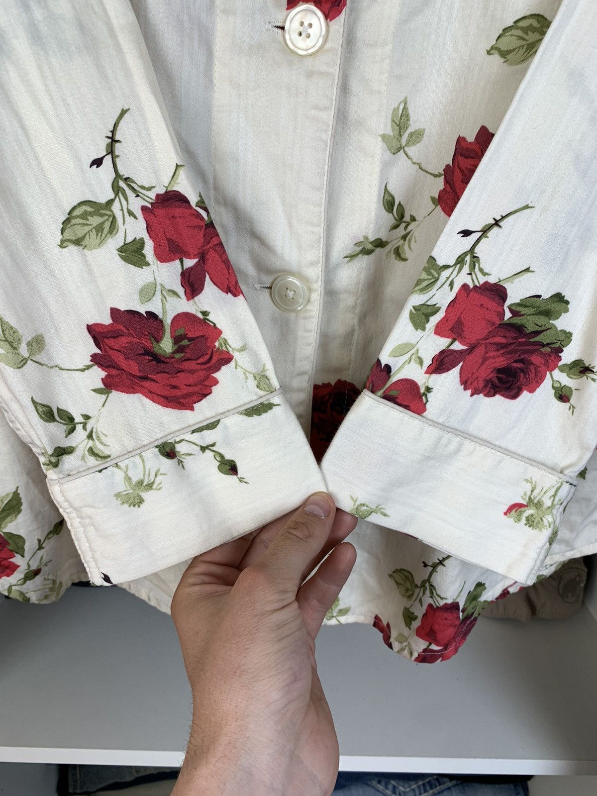 Ralph Lauren Ralph Lauren Women's Floral Lightweight Button-Up Blazer Size M / US 6-8 / IT 42-44 - 14 Thumbnail