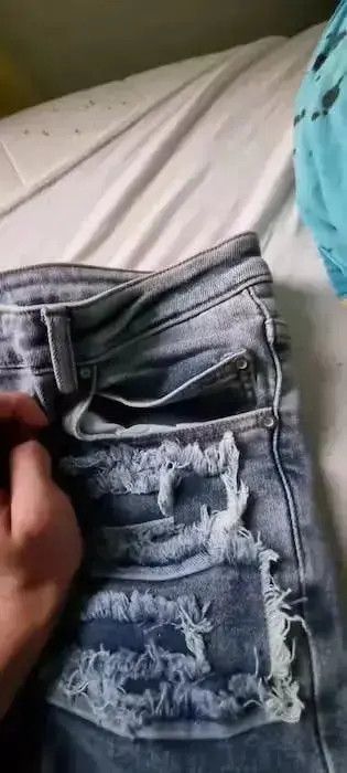 Japanese Brand Hip Hop Loose Denim Trousers Vibe Style Size US 32 / EU 48 - 6 Thumbnail