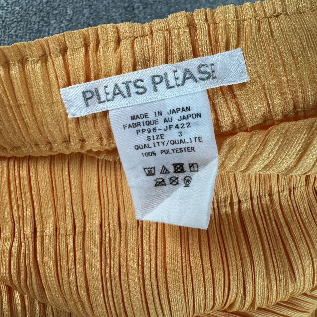 Pleats Please Issey Miyake Pleats Please - Issey Miyake - Orange Pleated Trouser Size 23" - 8 Thumbnail