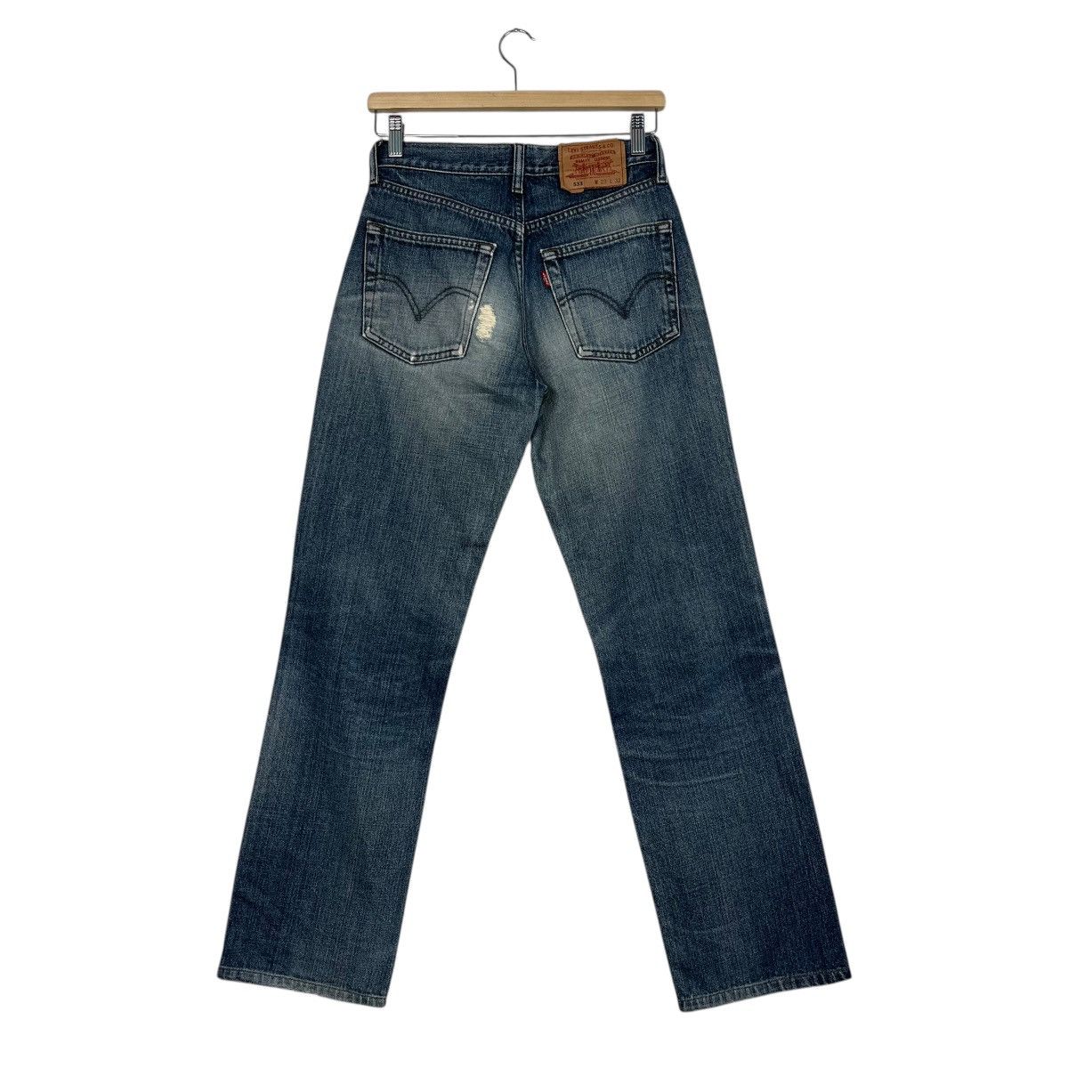Levi's Vintage Levis 533 Distressed Denim Jeans Size US 29 - 7 Thumbnail