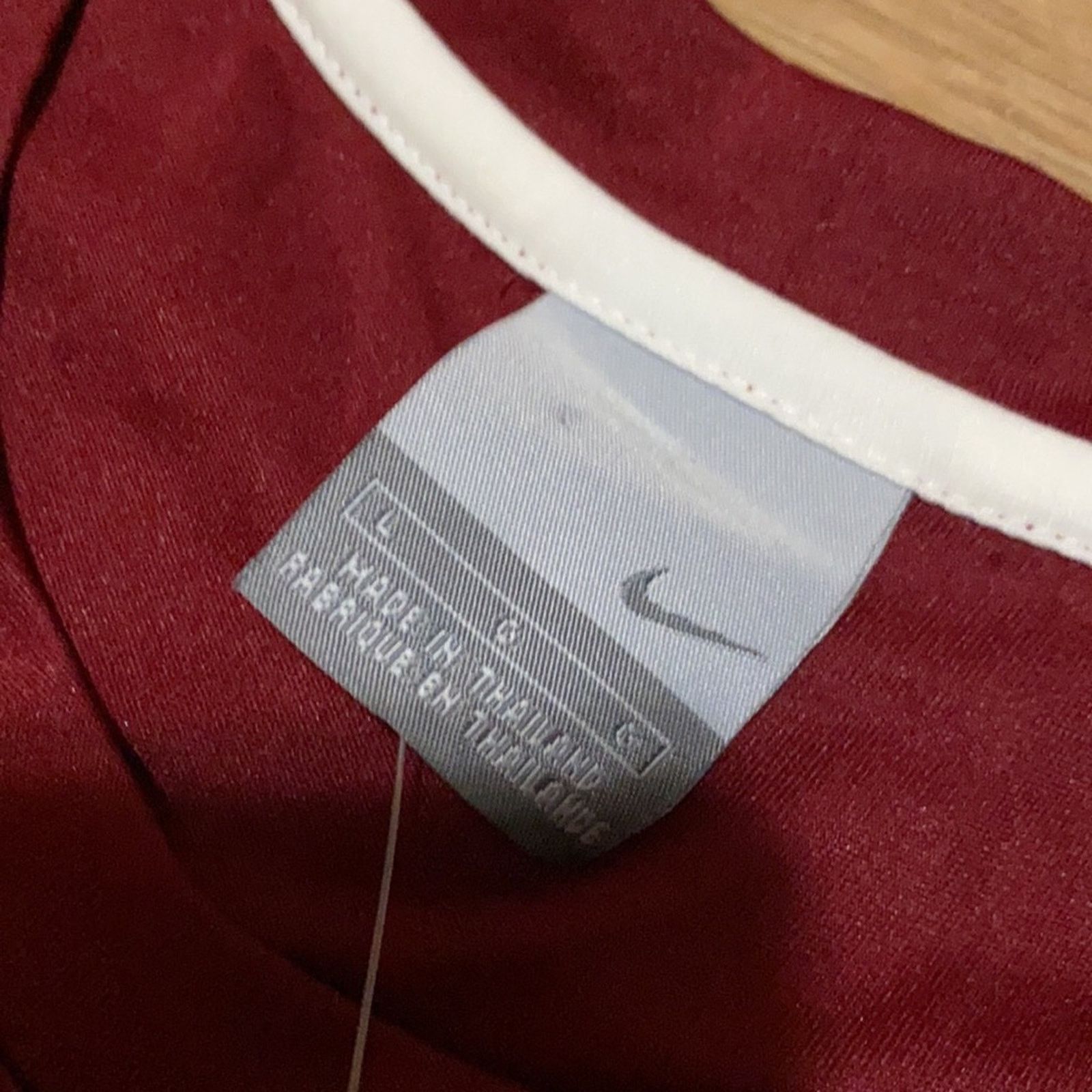 Nike 2006 Nike Soccer Center Swoosh Long Sleeve Size US L / EU 52-54 / 3 - 6 Thumbnail
