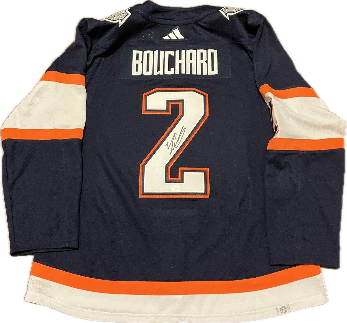 Adidas Edmonton Oilers Bouchard RR 2.0 Adidas NHL Hockey Jersey 54 Size US XL / EU 56 / 4 - 4 Thumbnail