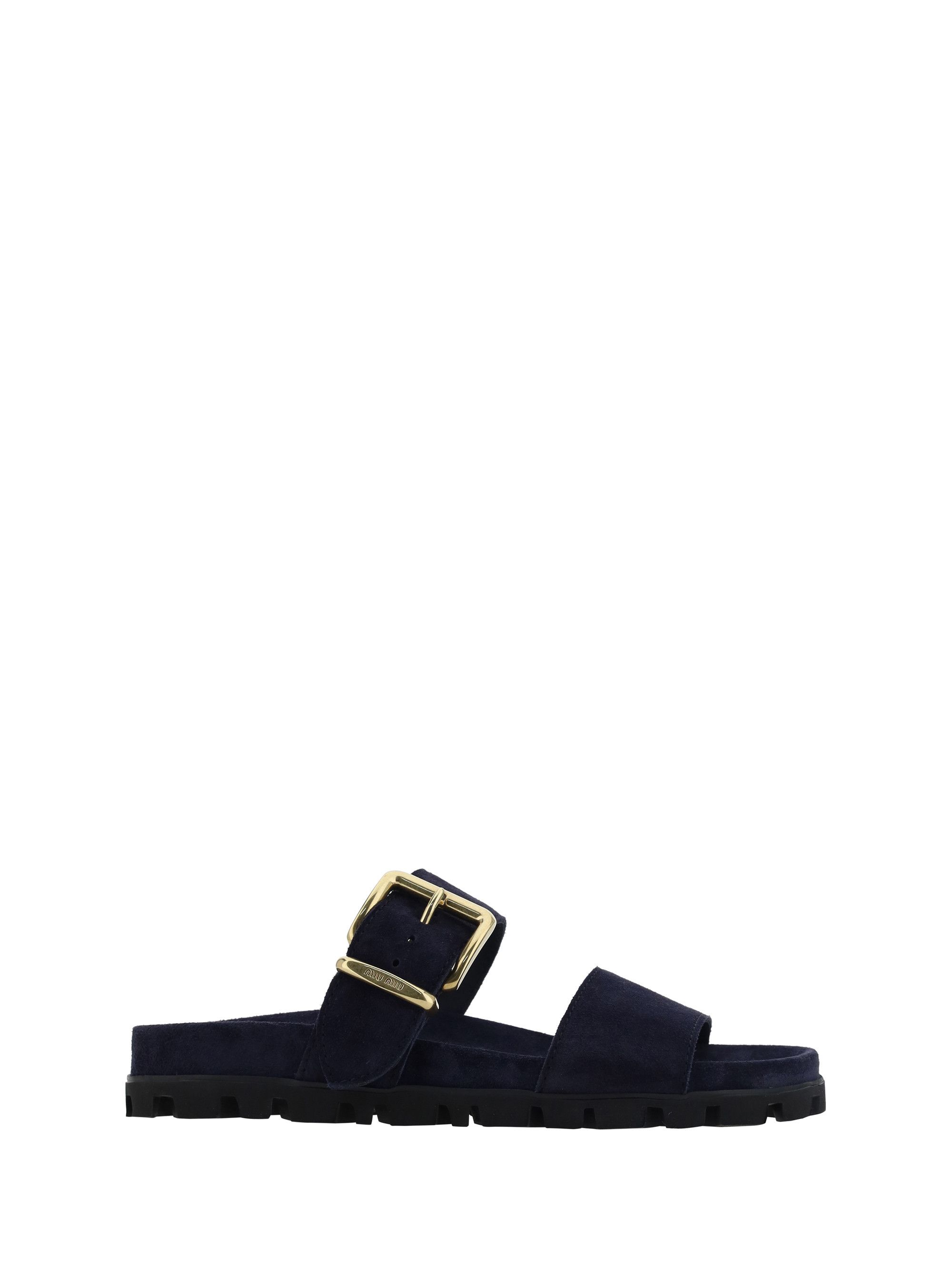 image of Miu Miu Sandals in Blue, Women's (Size 10)