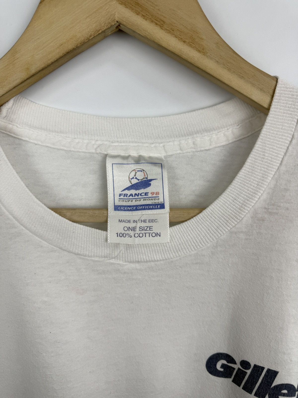 Adidas 🇫🇷 Vintage 1998 France Coupe De Monde Fifa World Cup Gillette Size US L / EU 52-54 / 3 - 5 Thumbnail