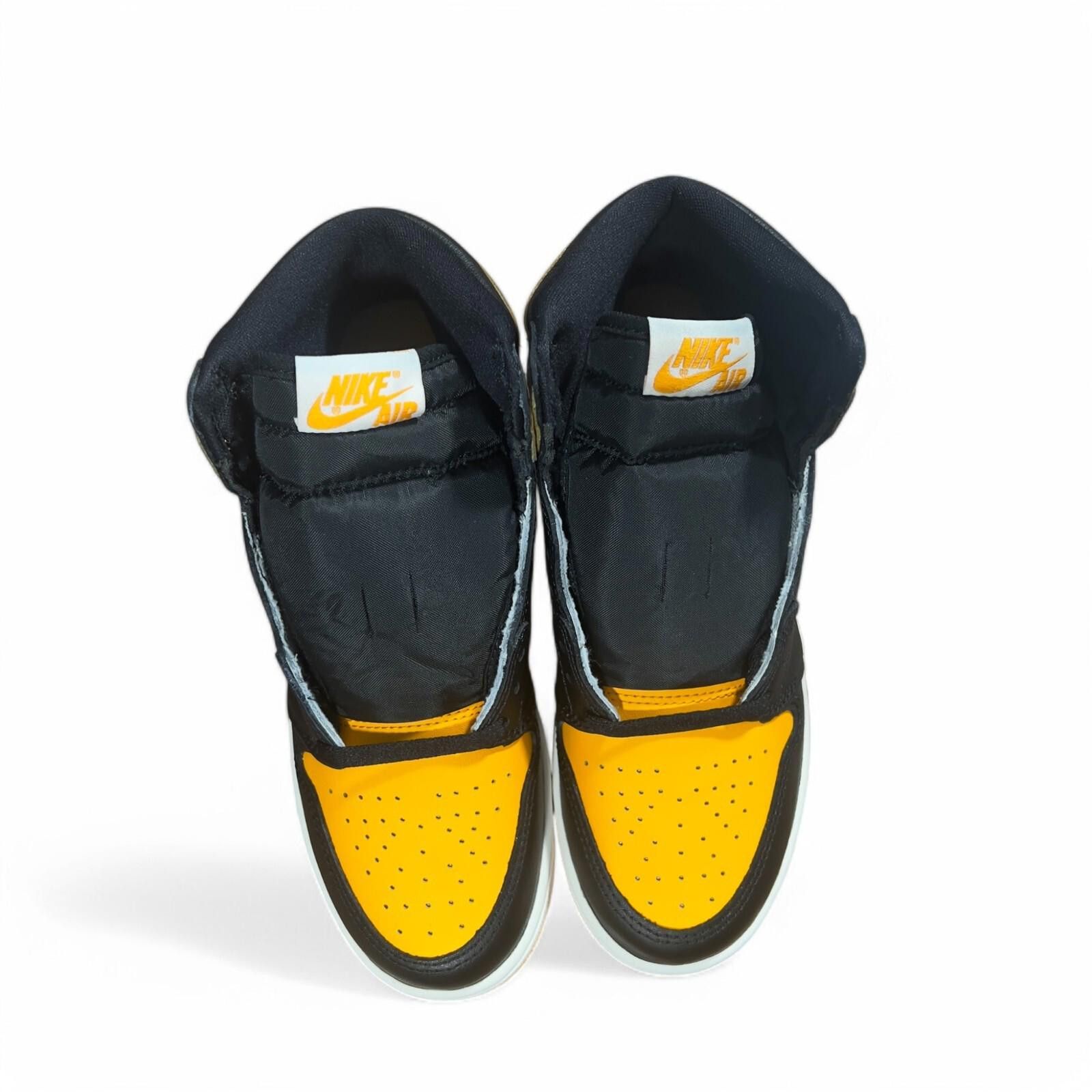 Nike Nike Air Jordan 1 High OG GS Taxi Black Yellow UK 4.5 Size US 5 / EU 37 - 6 Thumbnail