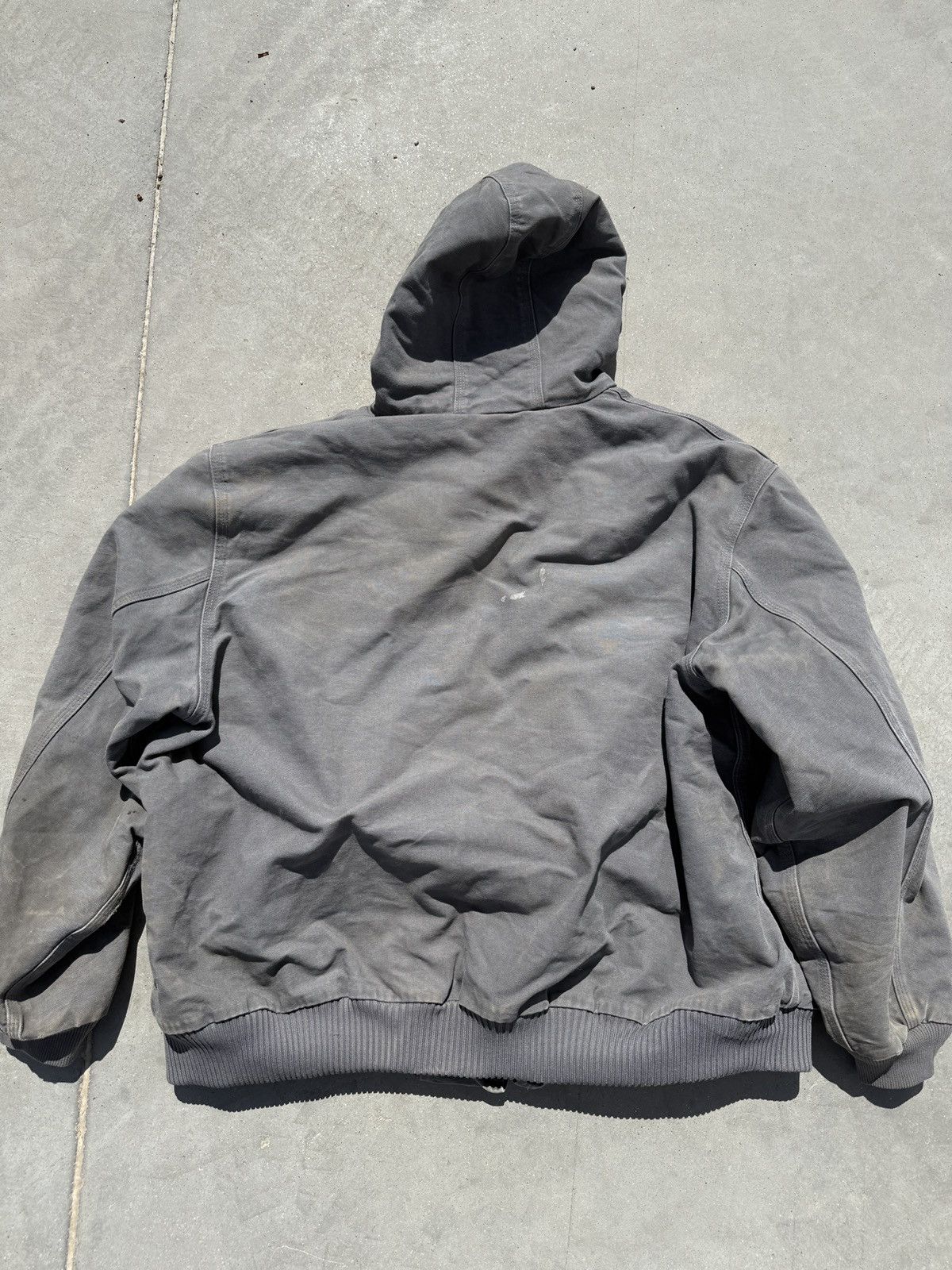 Carhartt Vintage carhartt hooded jacked grey size XL Size US XL / EU 56 / 4 - 6 Thumbnail